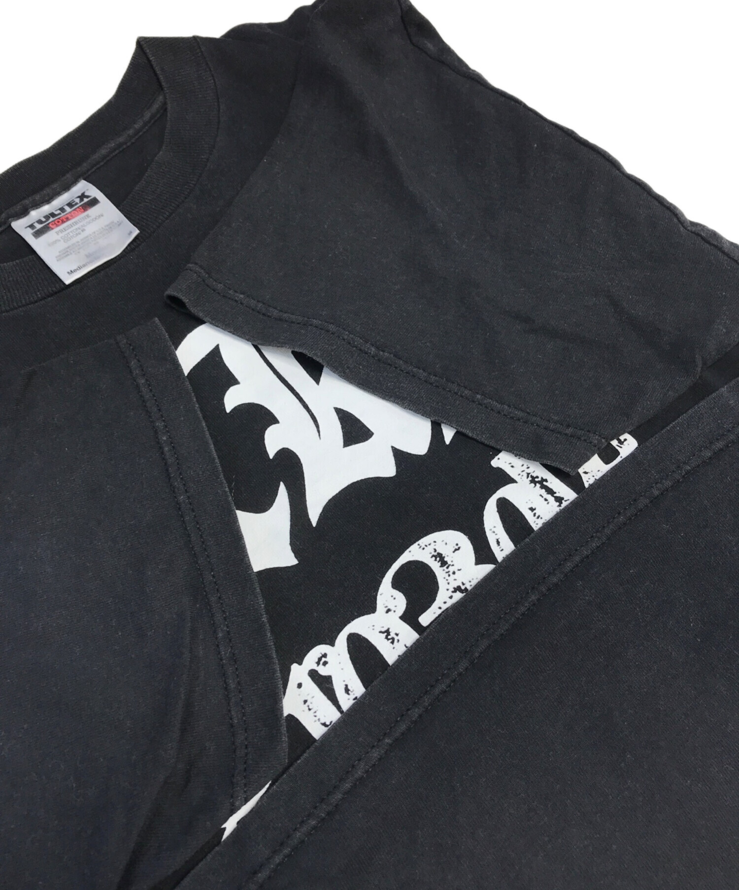 中古・古着通販】TULTEX (タルテックス) プリントTシャツ ブラック