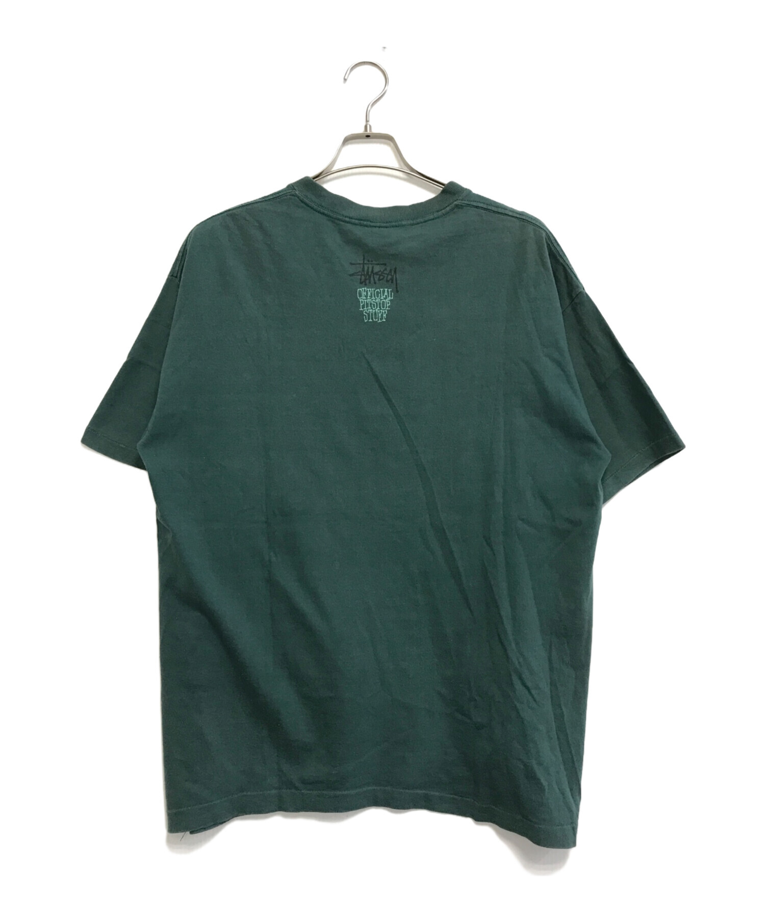 中古・古着通販】stussy (ステューシー) Tシャツ グリーン サイズ:XL 
