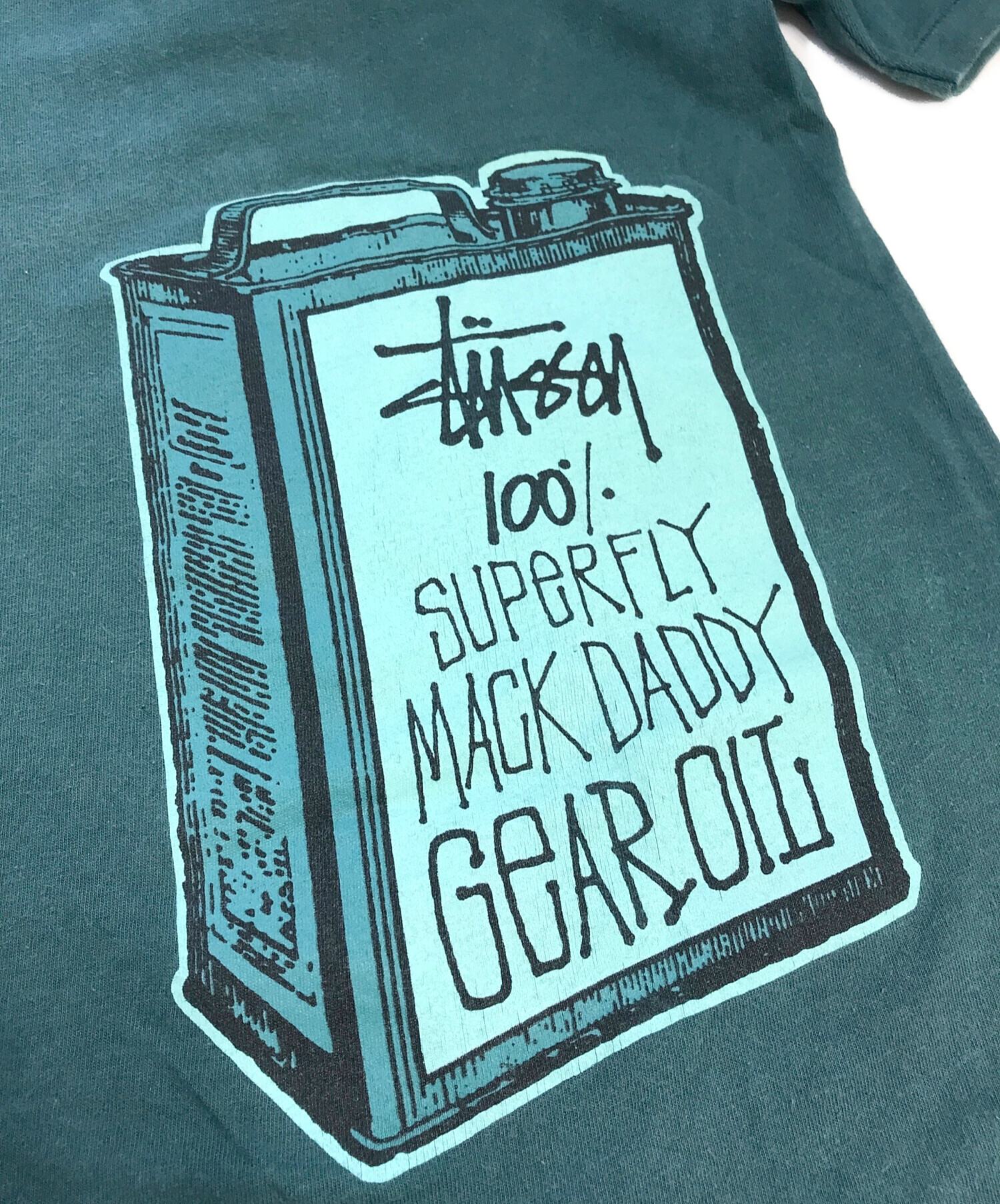 中古・古着通販】stussy (ステューシー) Tシャツ グリーン サイズ:XL 