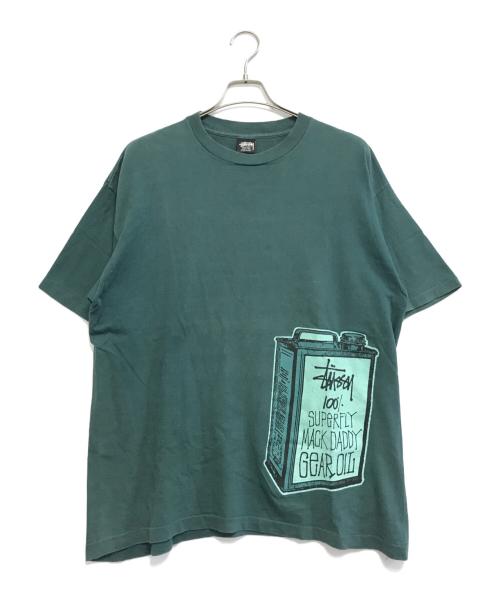 中古・古着通販】stussy (ステューシー) Tシャツ グリーン
