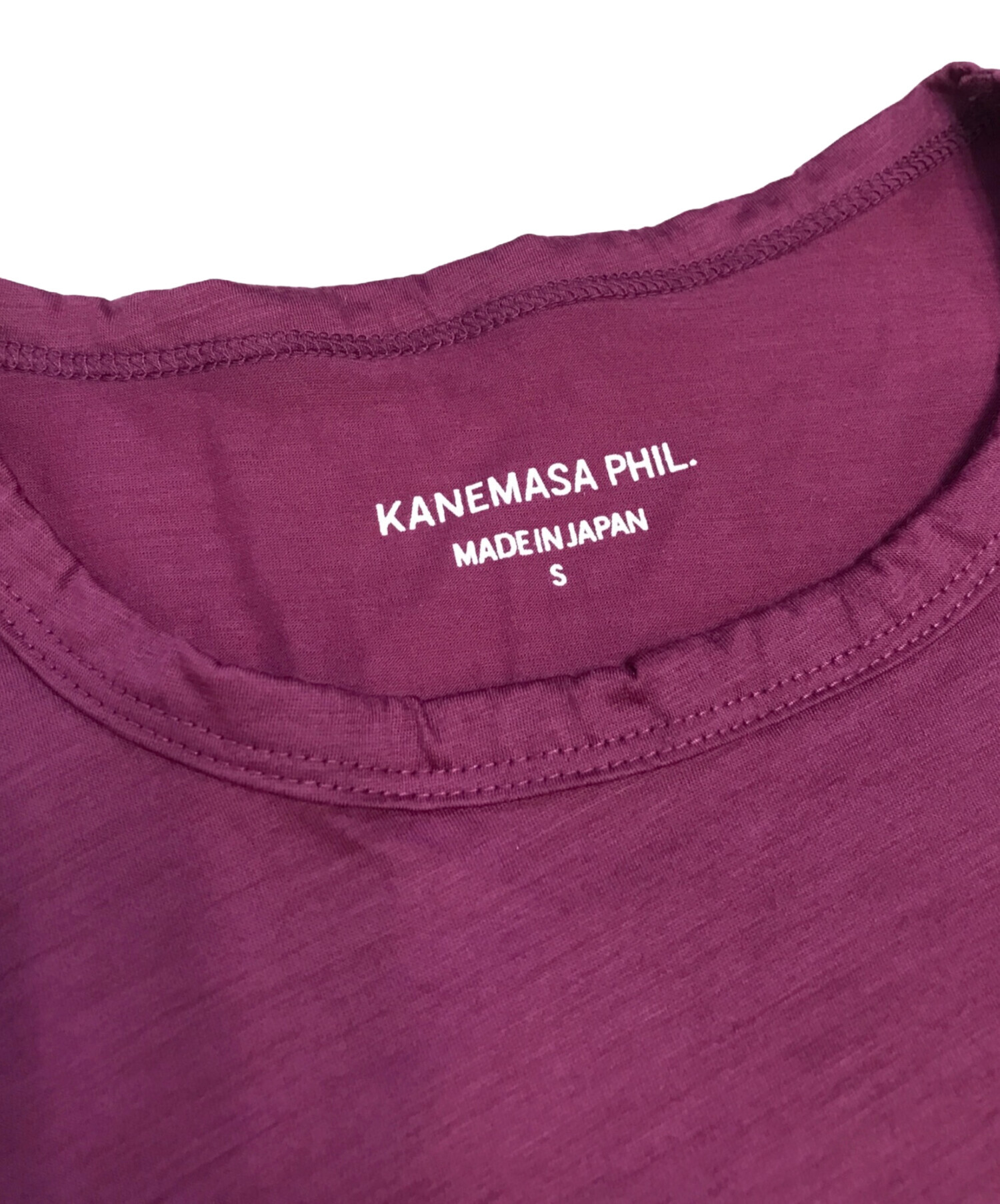 中古・古着通販】KANEMASA PHIL. (カネマサフィル) 無地Tシャツ 