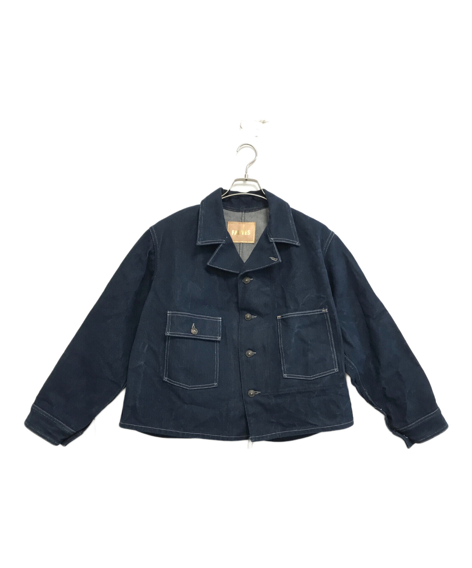 ジャケット・アウター FAUVES CARPENTER SHORT JACKET - DENIM FAUVES 