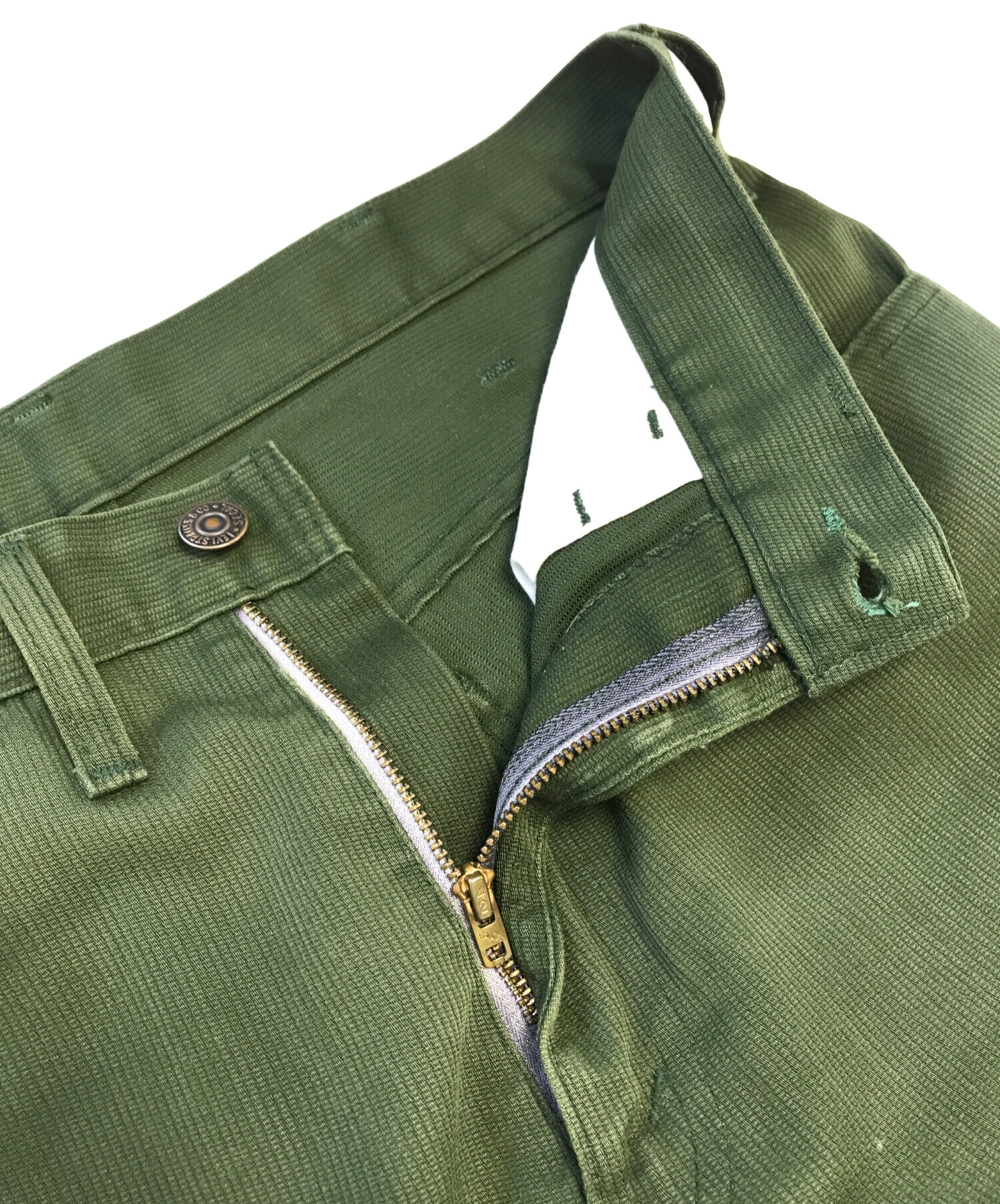 中古・古着通販】LEVI'S (リーバイス) スタプレピケパンツ グリーン