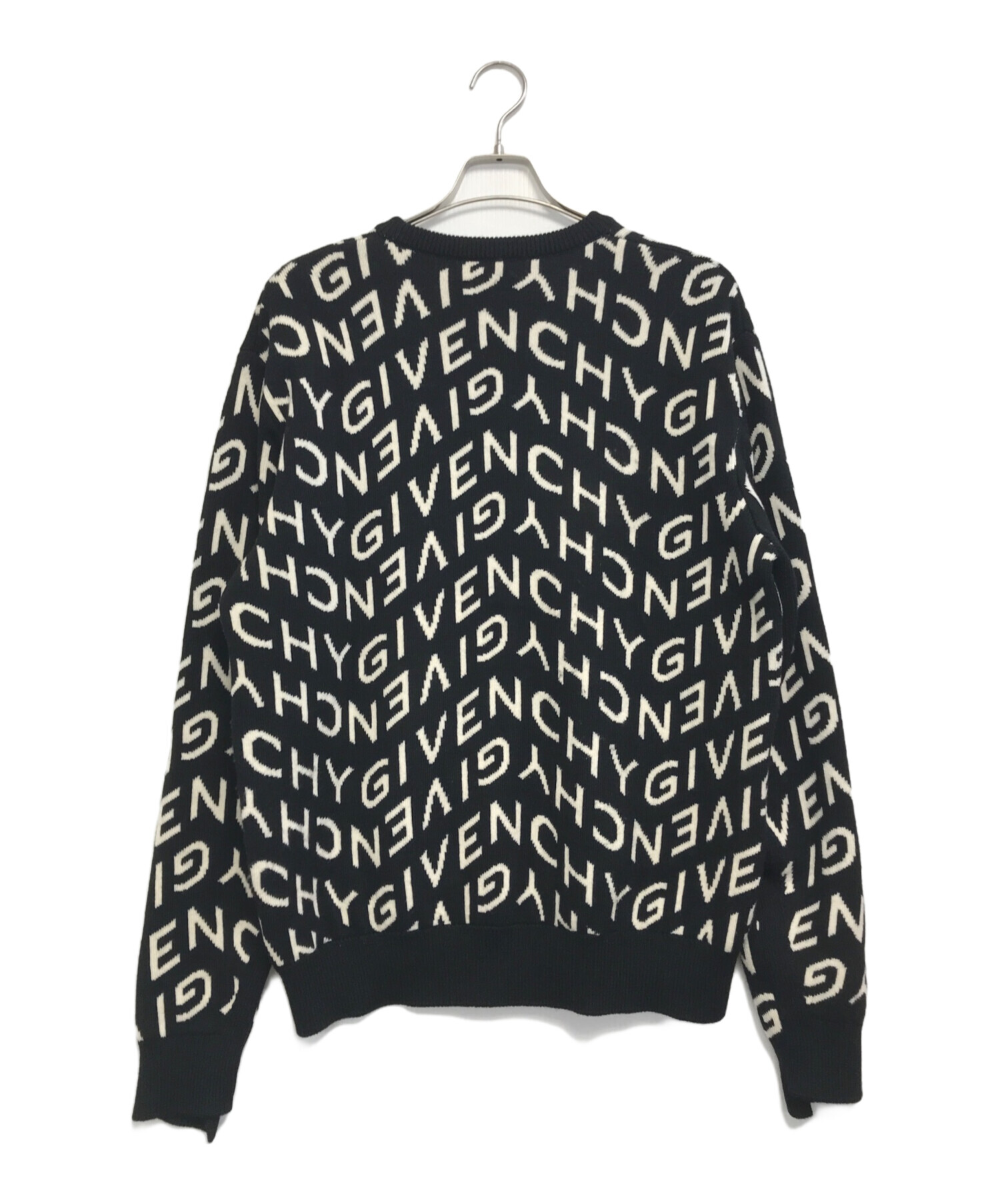 中古・古着通販】GIVENCHY (ジバンシィ) 総柄ランダムロゴニット 
