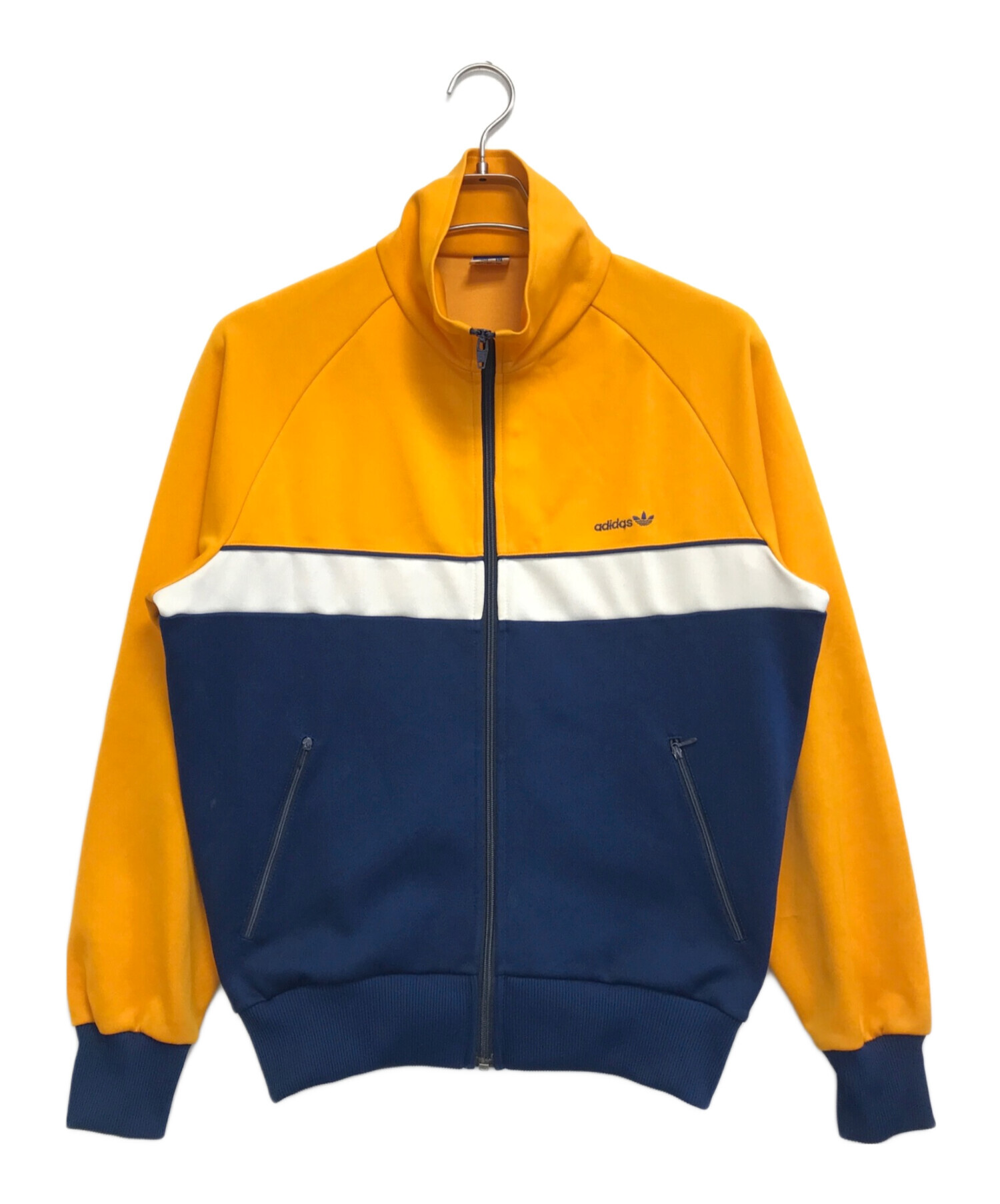 中古・古着通販】adidas (アディダス) トラックジャケット オレンジ 