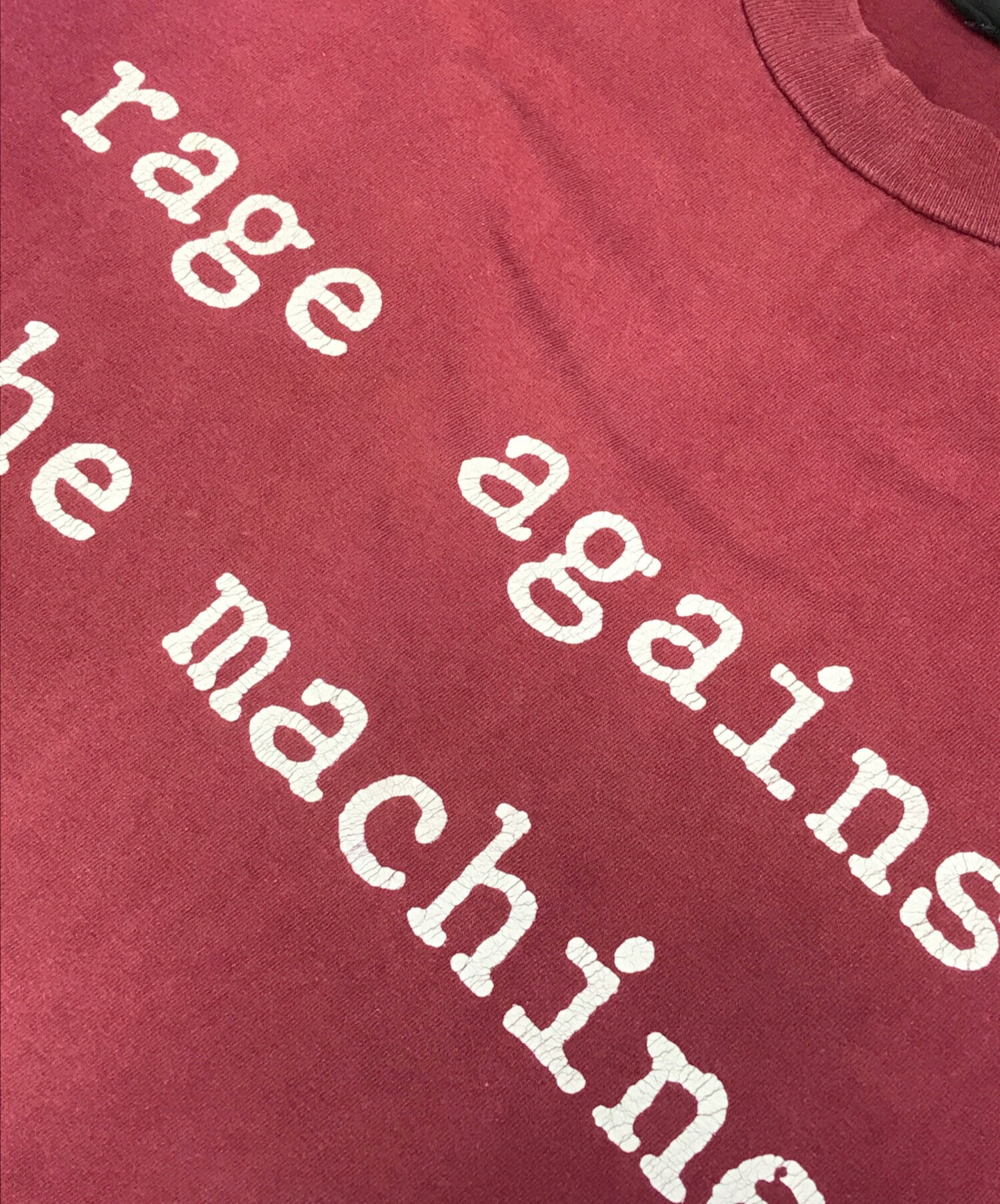 中古・古着通販】バンドTシャツ (バンドTシャツ) rage against the