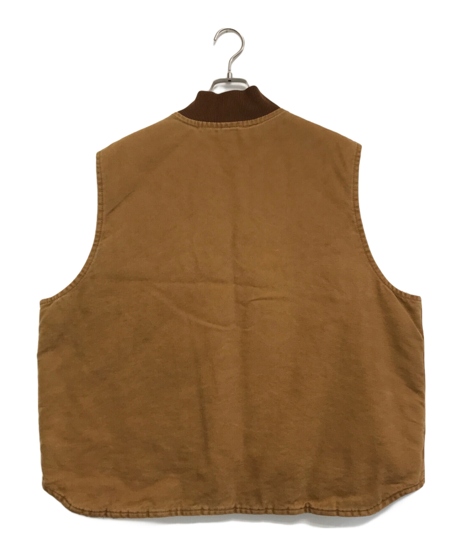 中古・古着通販】CarHartt (カーハート) ダックベスト ブラウン サイズ