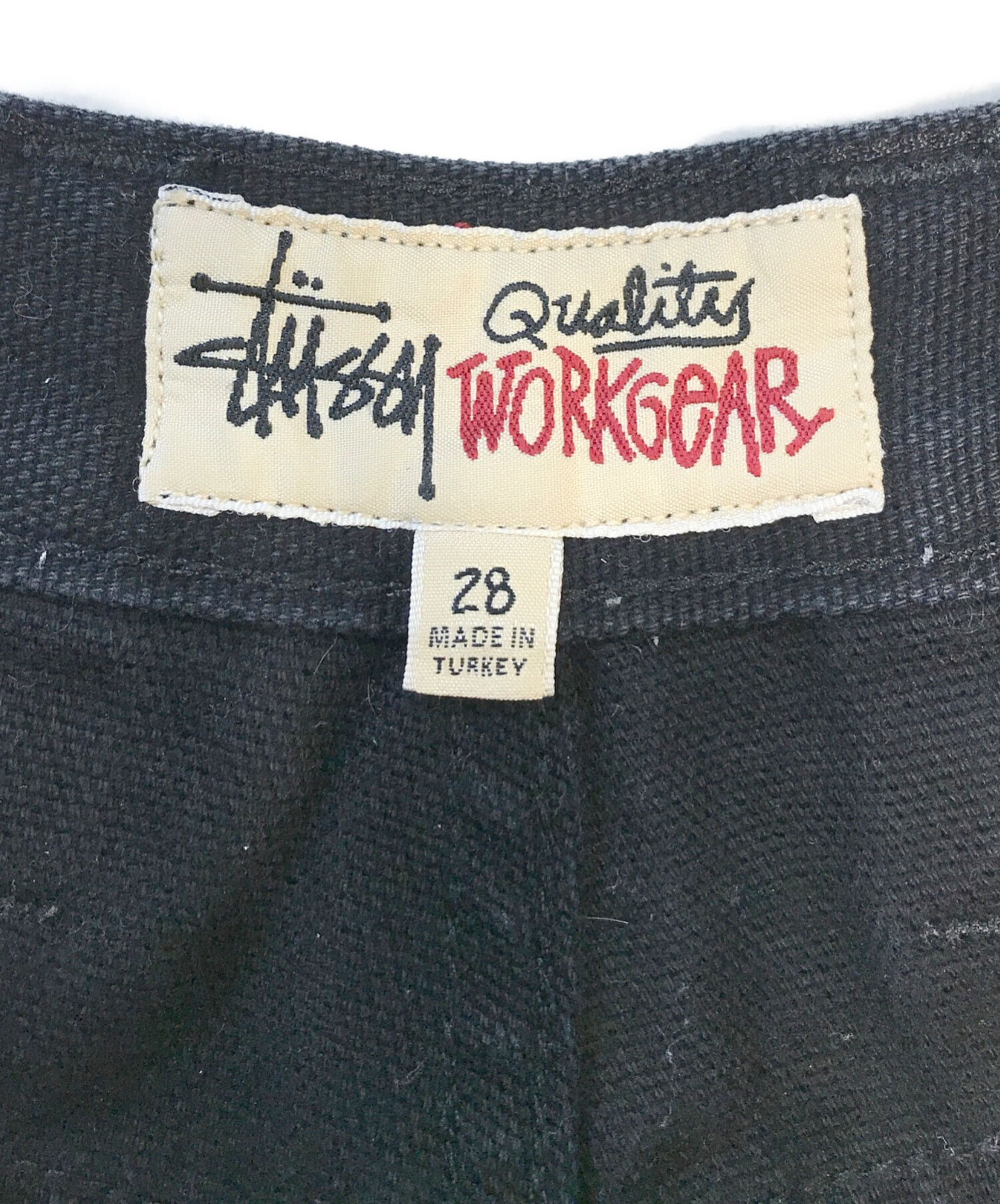 Stussy ブラック ダブルニーワークパンツ 32 Stussy ブラック ダブルニーワークパンツ 32 楽天市場