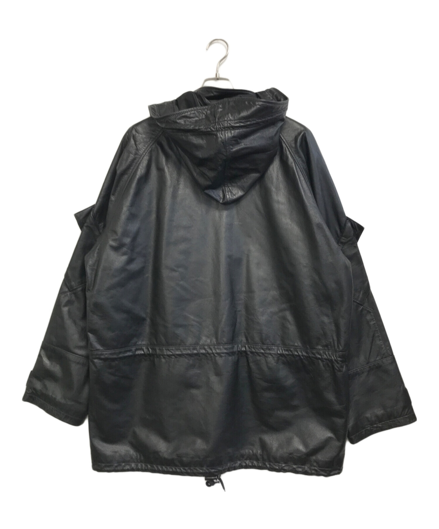中古・古着通販】AVIREX (アヴィレックス) フーデッドレザージャケット 