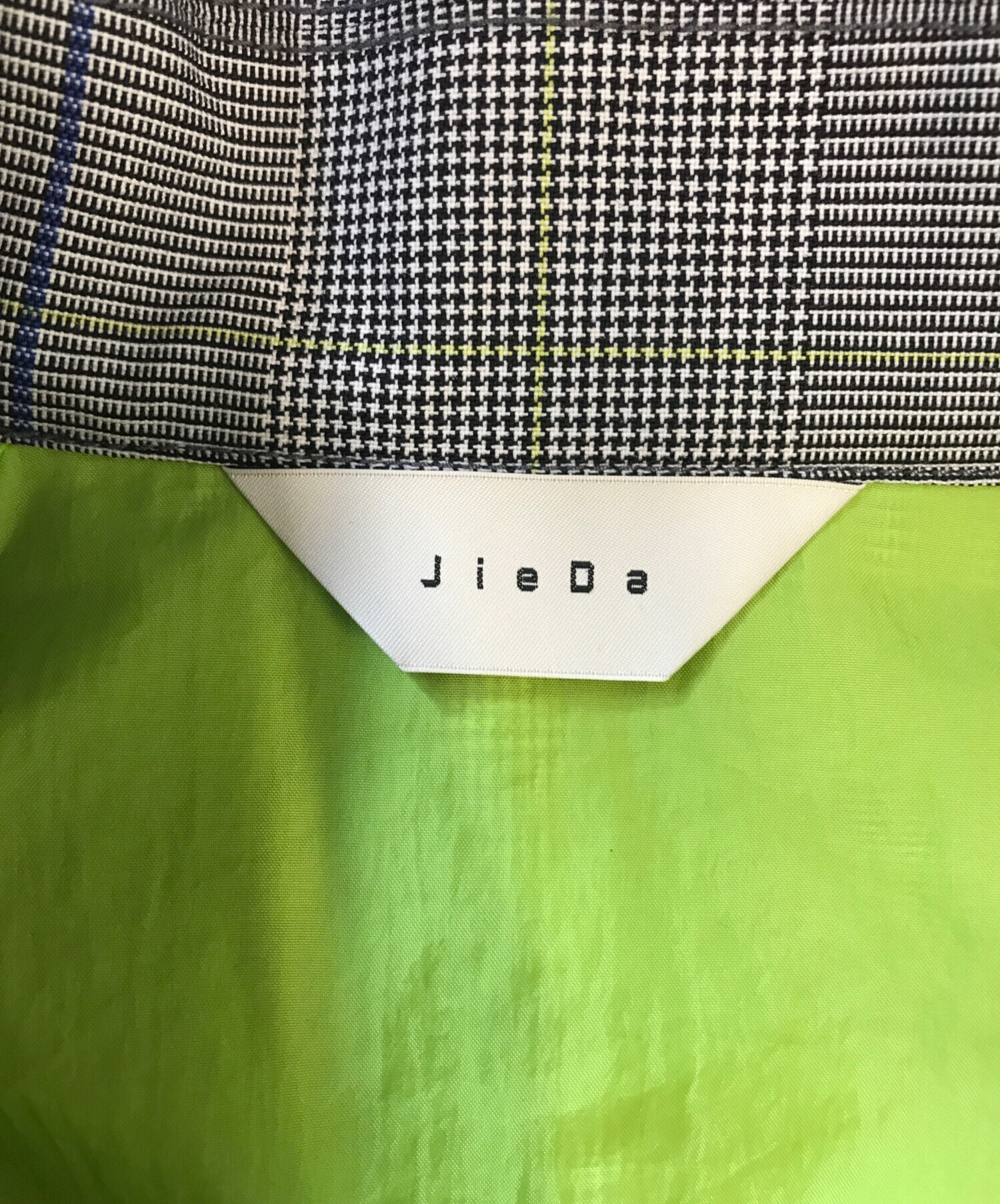 【定価10.7万円】 jieda check over coat サイズ2 中古・古着通販】jieda (ジエダ) CHECK OVER COAT グレー サイズ:2