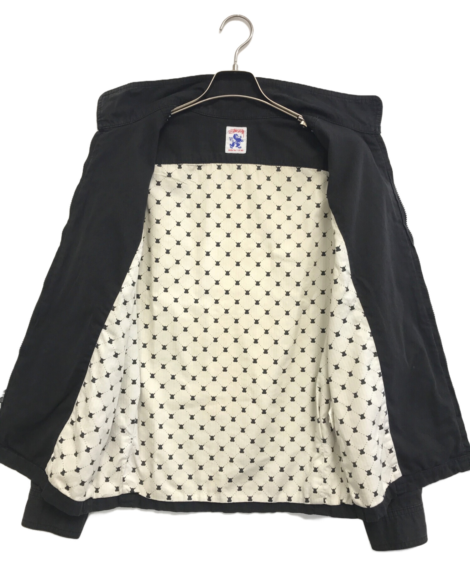 中古・古着通販】stussy (ステューシー) スカルプリントジップアップ