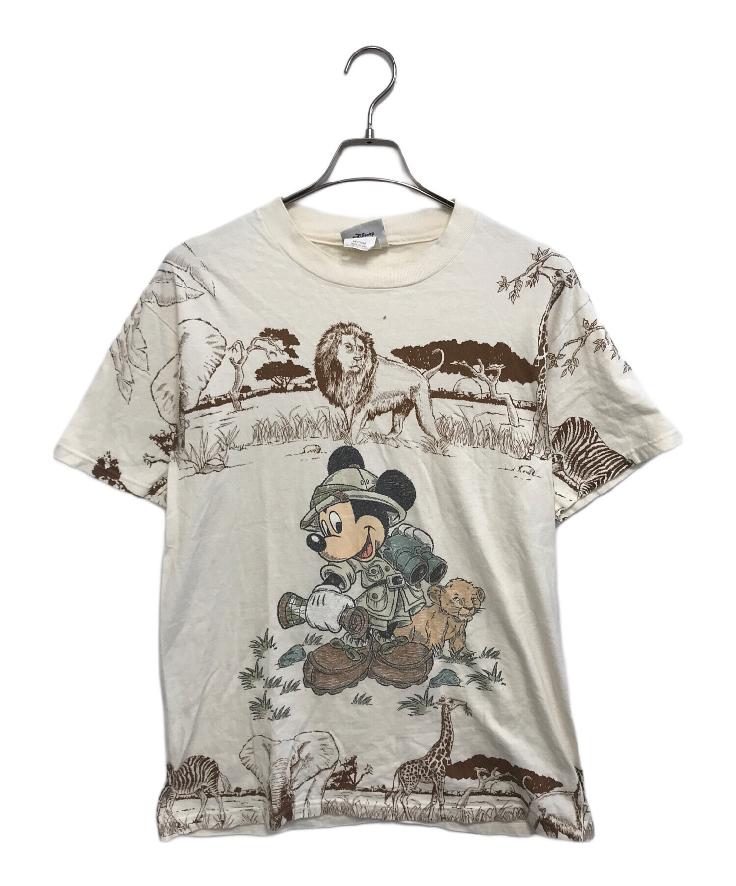【希少/90s】 WDWサファリプー Tシャツ アニマルキングダム M 中古・古着通販】キャラクターTシャツ (キャラクターTシャツ) 90s