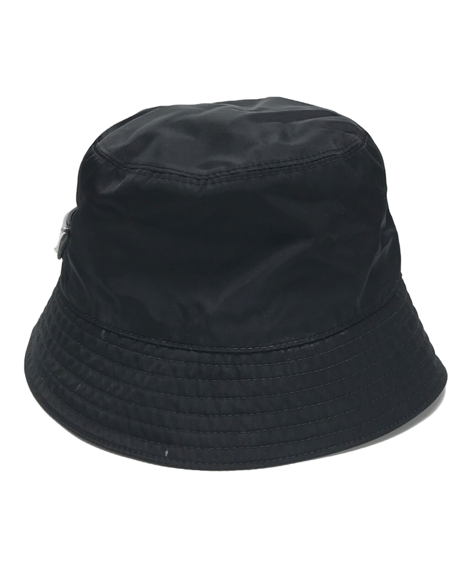 【ほぼ新品】付属品付き プラダ バケットハット Re Nylon 三角ロゴ S 中古・古着通販】PRADA (プラダ) ナイロン 三角ロゴバケットハット