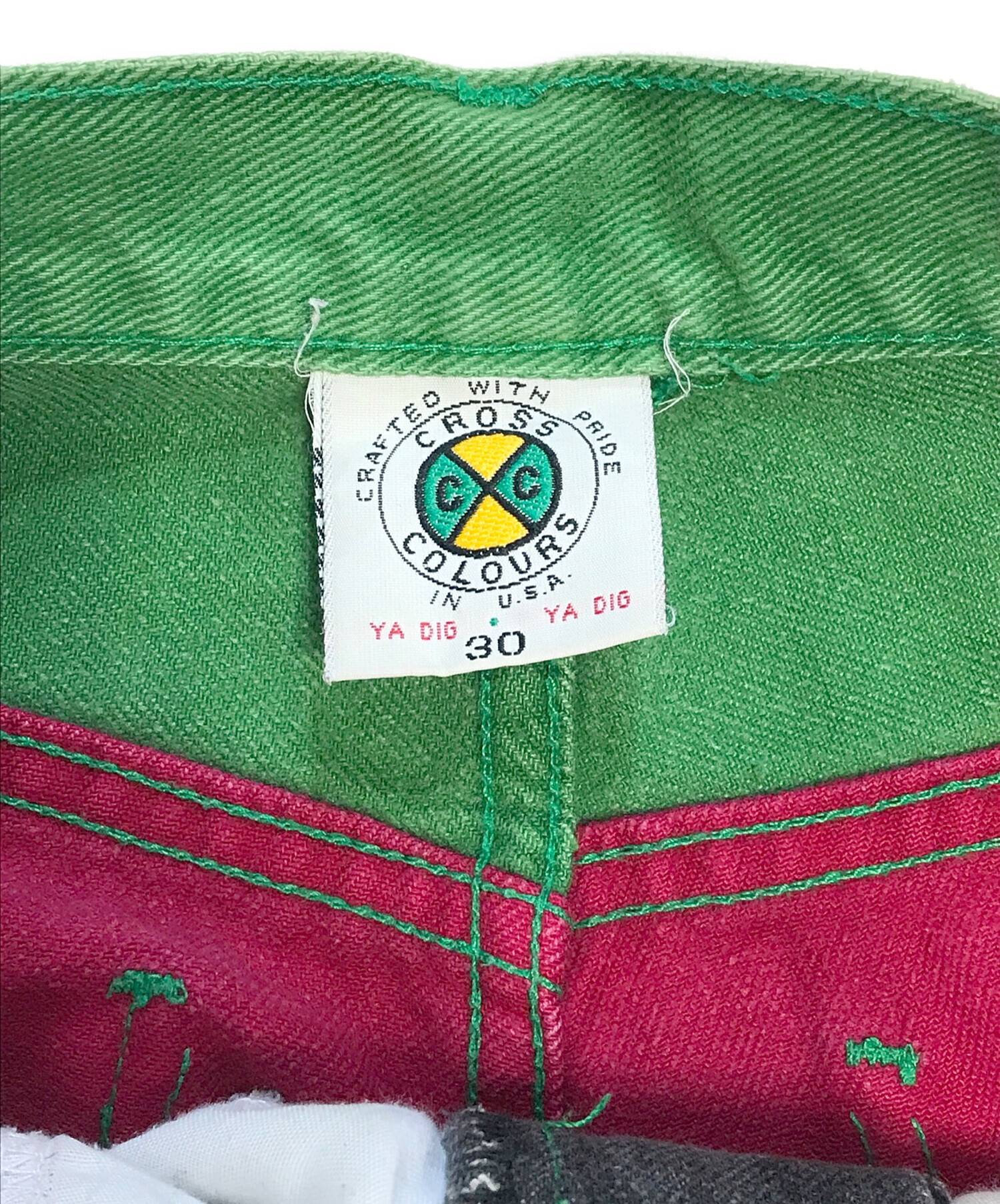 中古・古着通販】CROSS COLOURS (クロスカラーズ) デニムパンツ マルチ