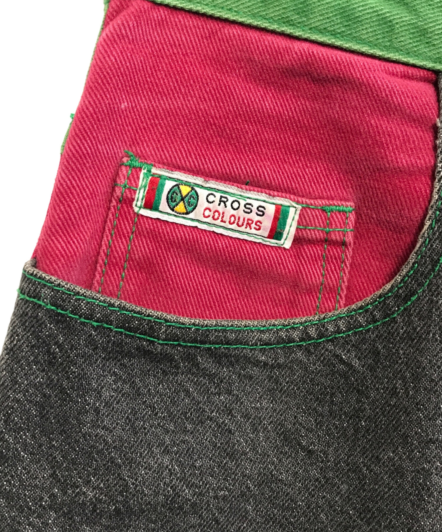 中古・古着通販】CROSS COLOURS (クロスカラーズ) デニムパンツ マルチ