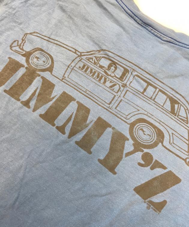 中古・古着通販】JIMMY'Z (ジミーズ) プリントTシャツ ブルー サイズ:L