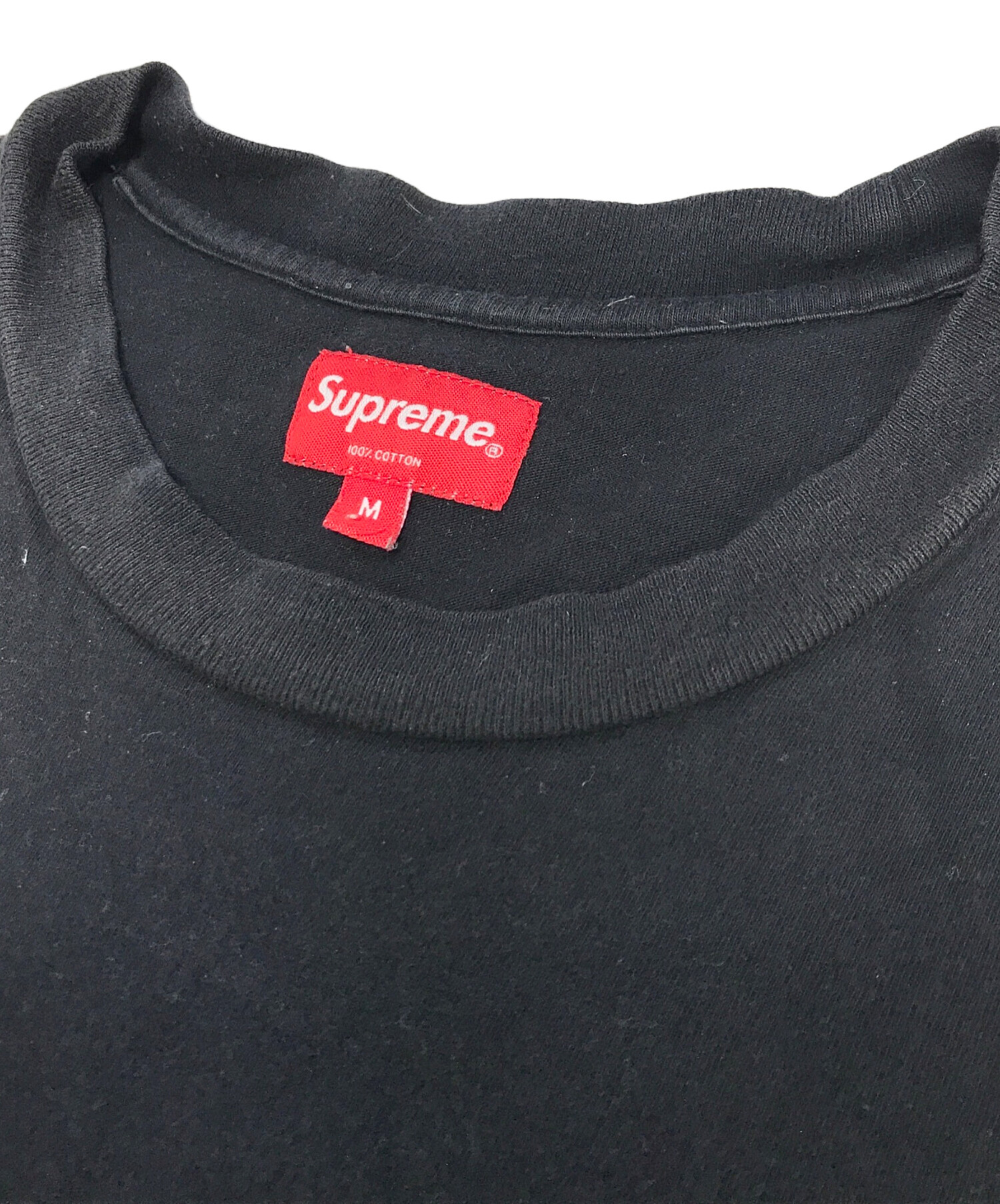 中古・古着通販】SUPREME (シュプリーム) プリントTシャツ ブラック
