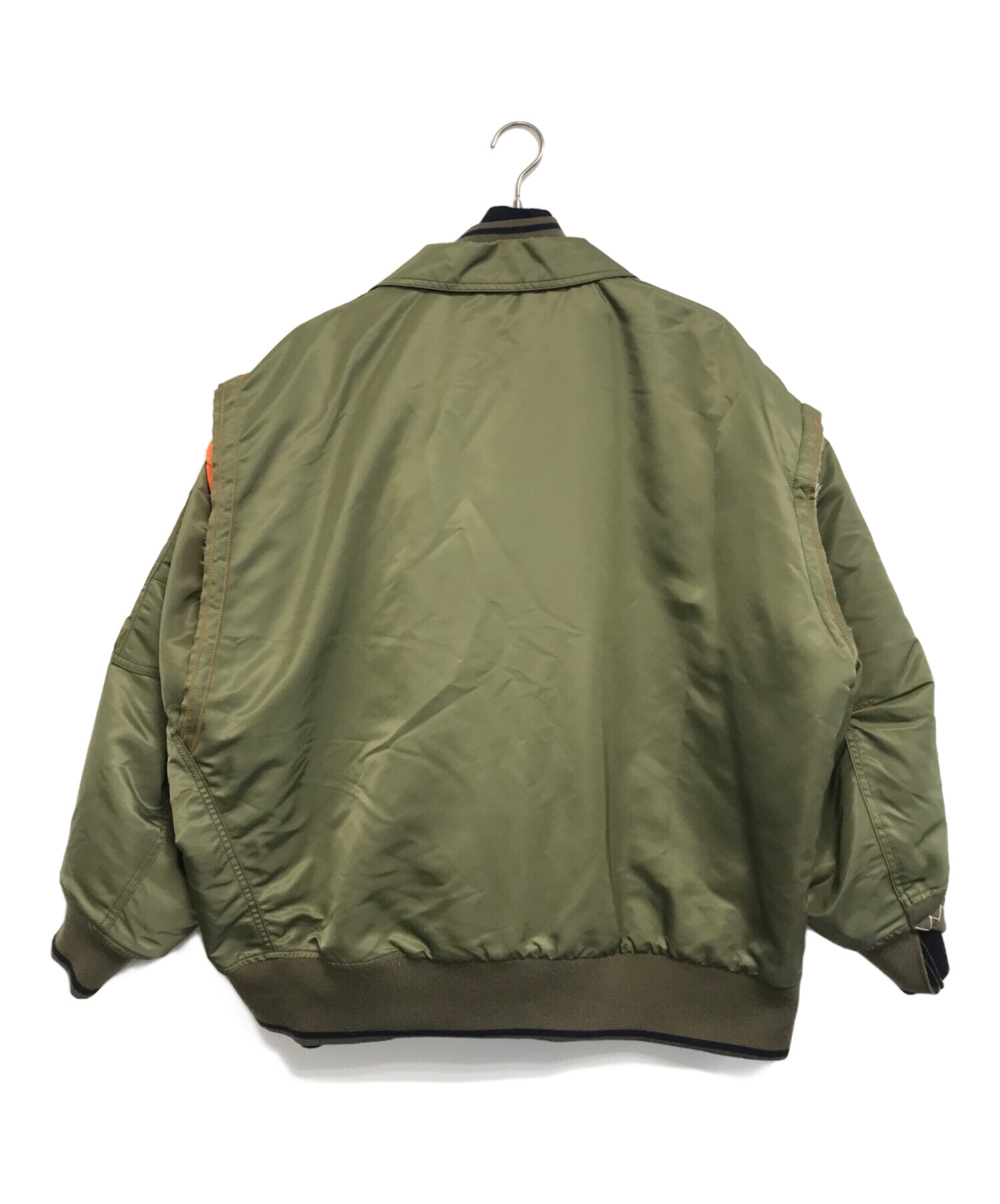 中古・古着通販】KOLOR (カラー) 再構築ナイロンサテンブルゾン