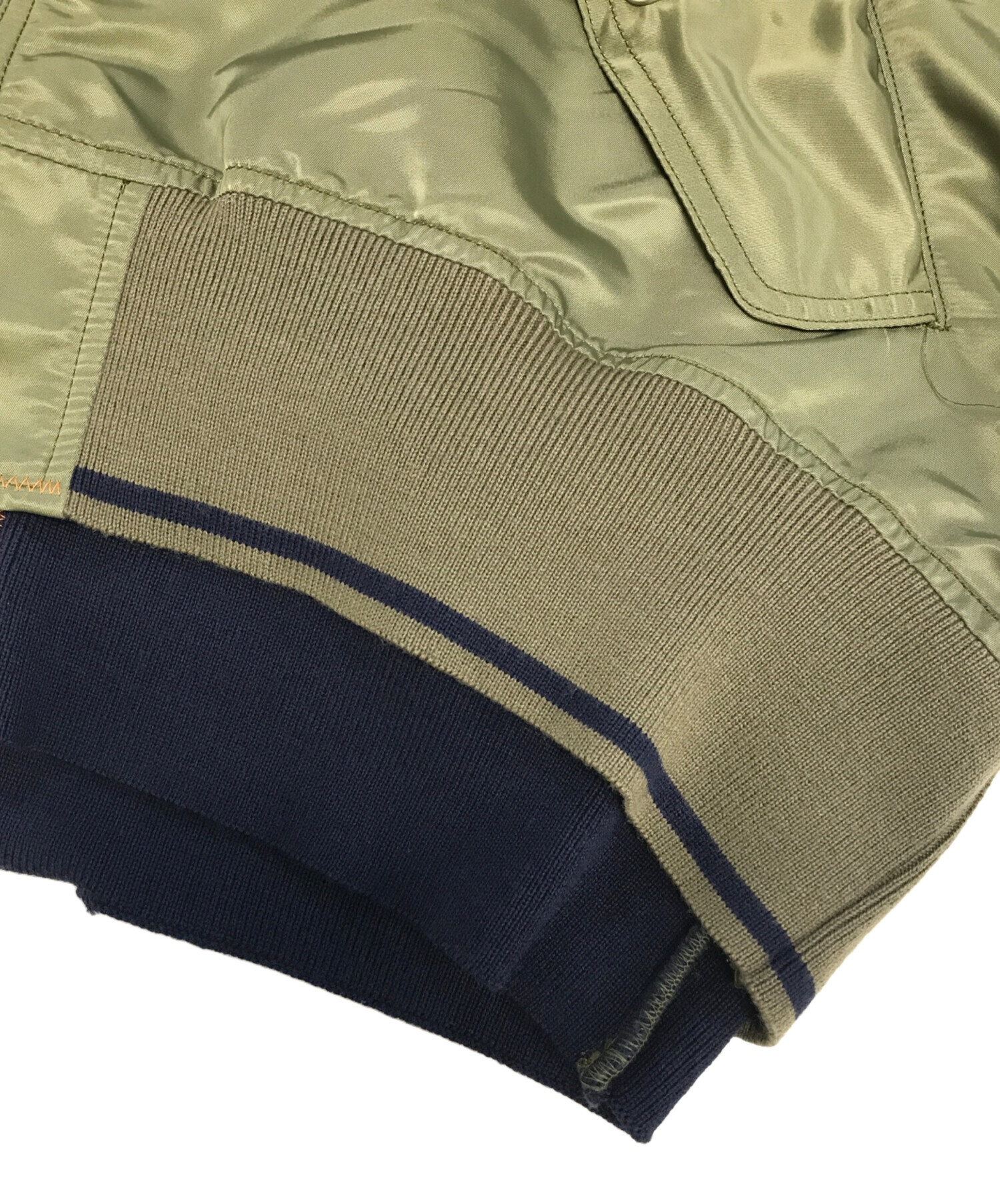 中古・古着通販】KOLOR (カラー) 再構築ナイロンサテンブルゾン