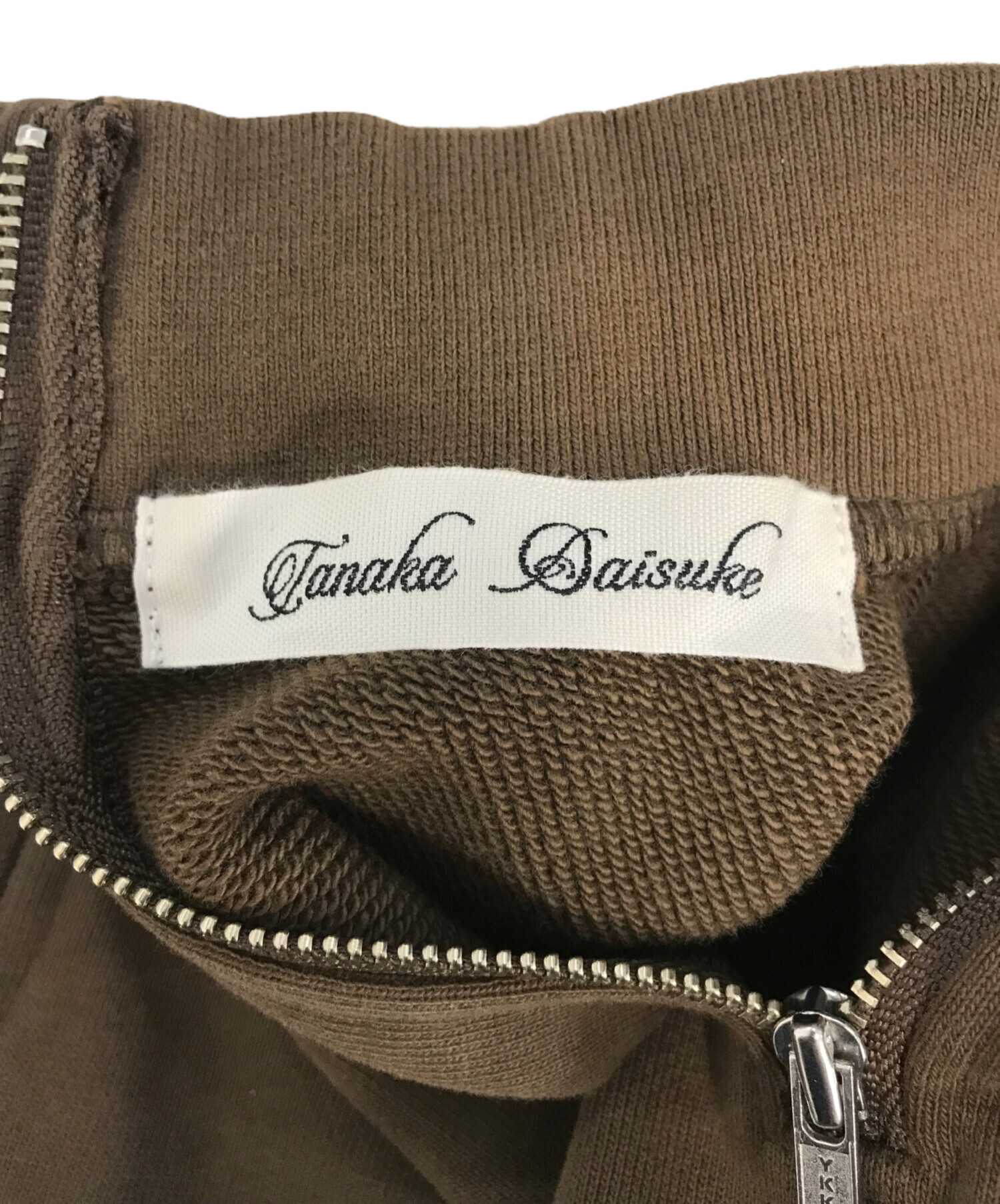 トップス tanakadaisuke cufft belted pullover BLK tanakadaisuke cufft belted pullover BLK