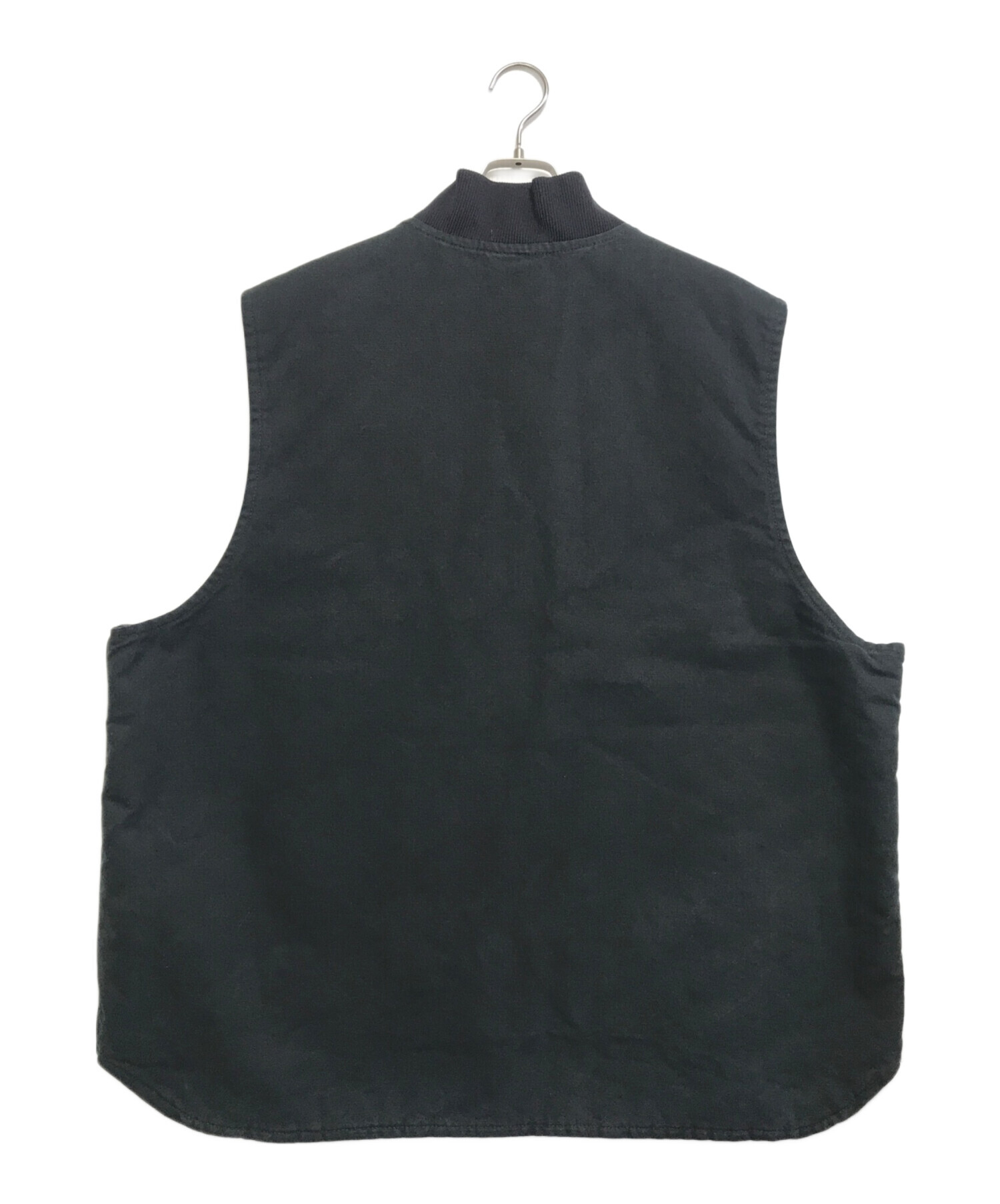 中古・古着通販】CarHartt (カーハート) ダックベスト ブラック サイズ 