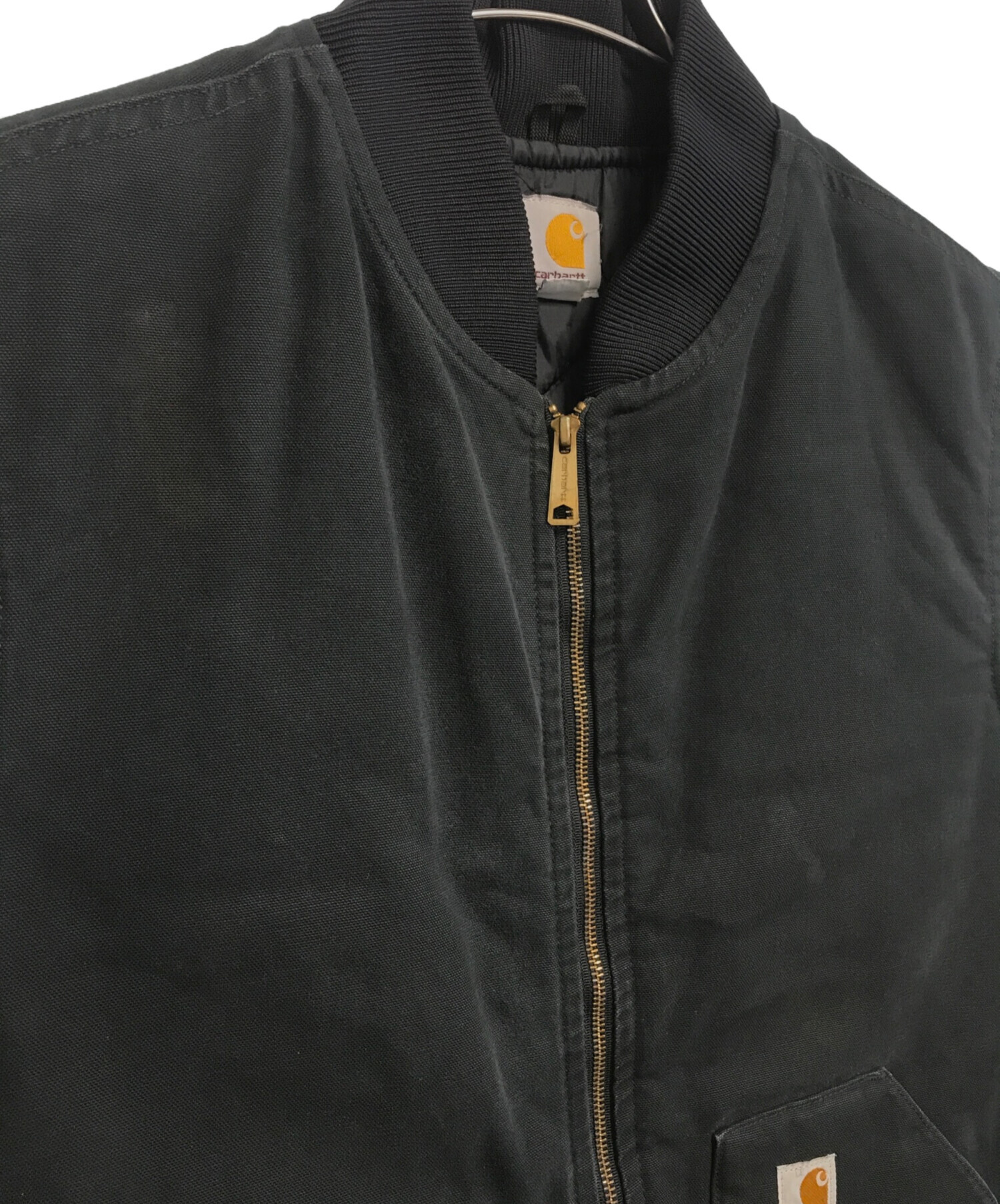 中古・古着通販】CarHartt (カーハート) ダックベスト ブラック サイズ 