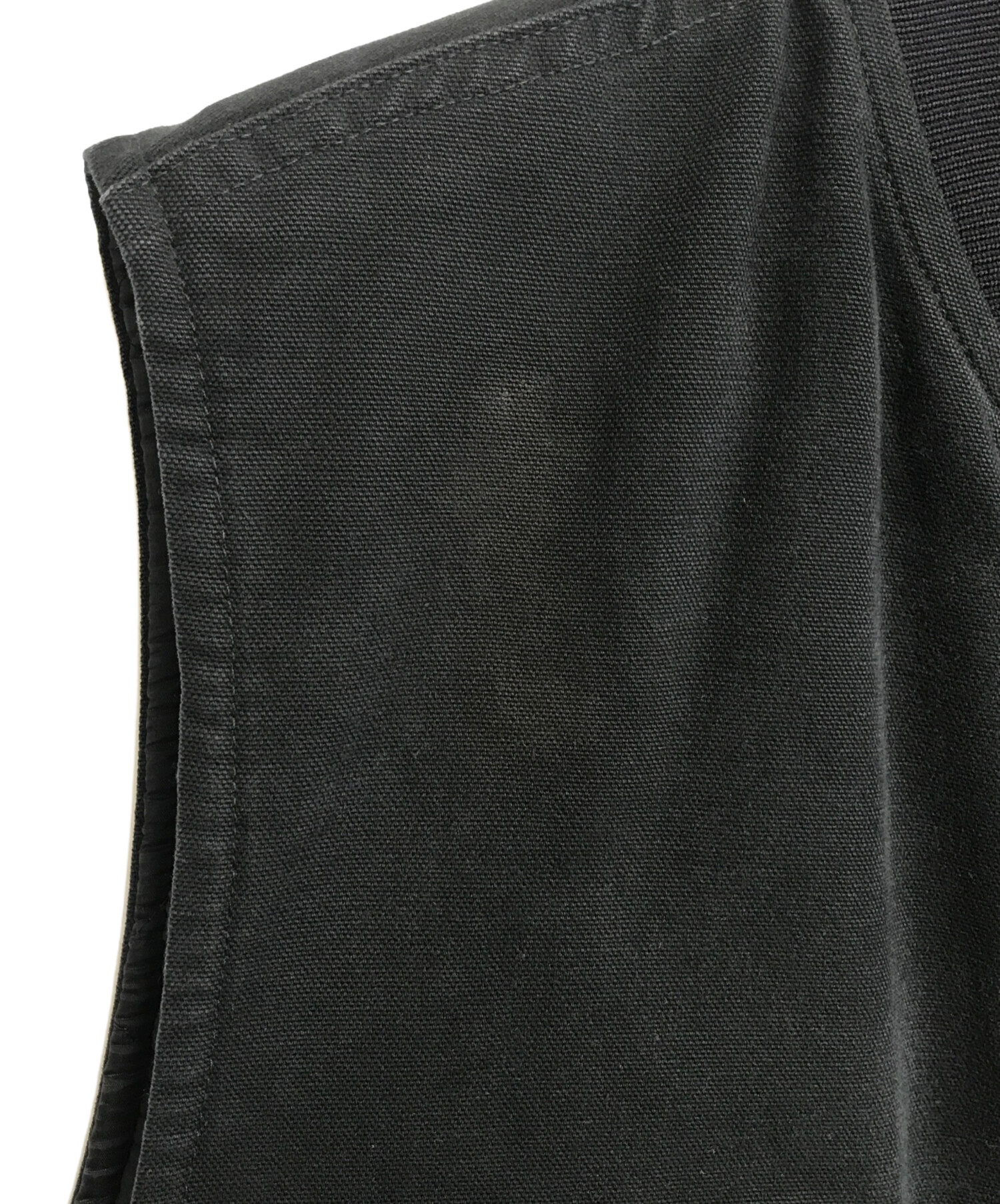 中古・古着通販】CarHartt (カーハート) ダックベスト ブラック サイズ 