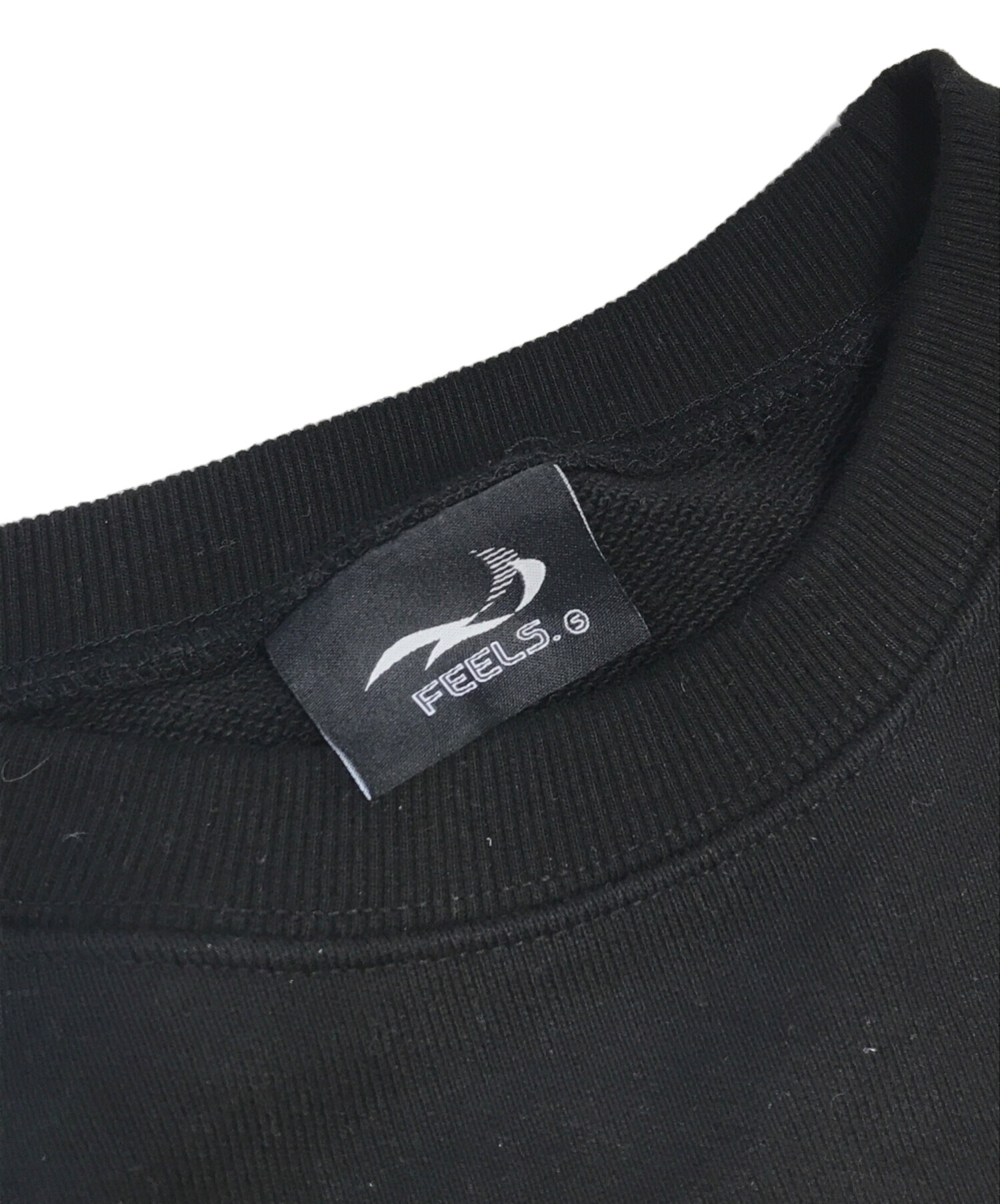 中古・古着通販】FEELS (フィールズ) クルーネックスウェット ブラック 