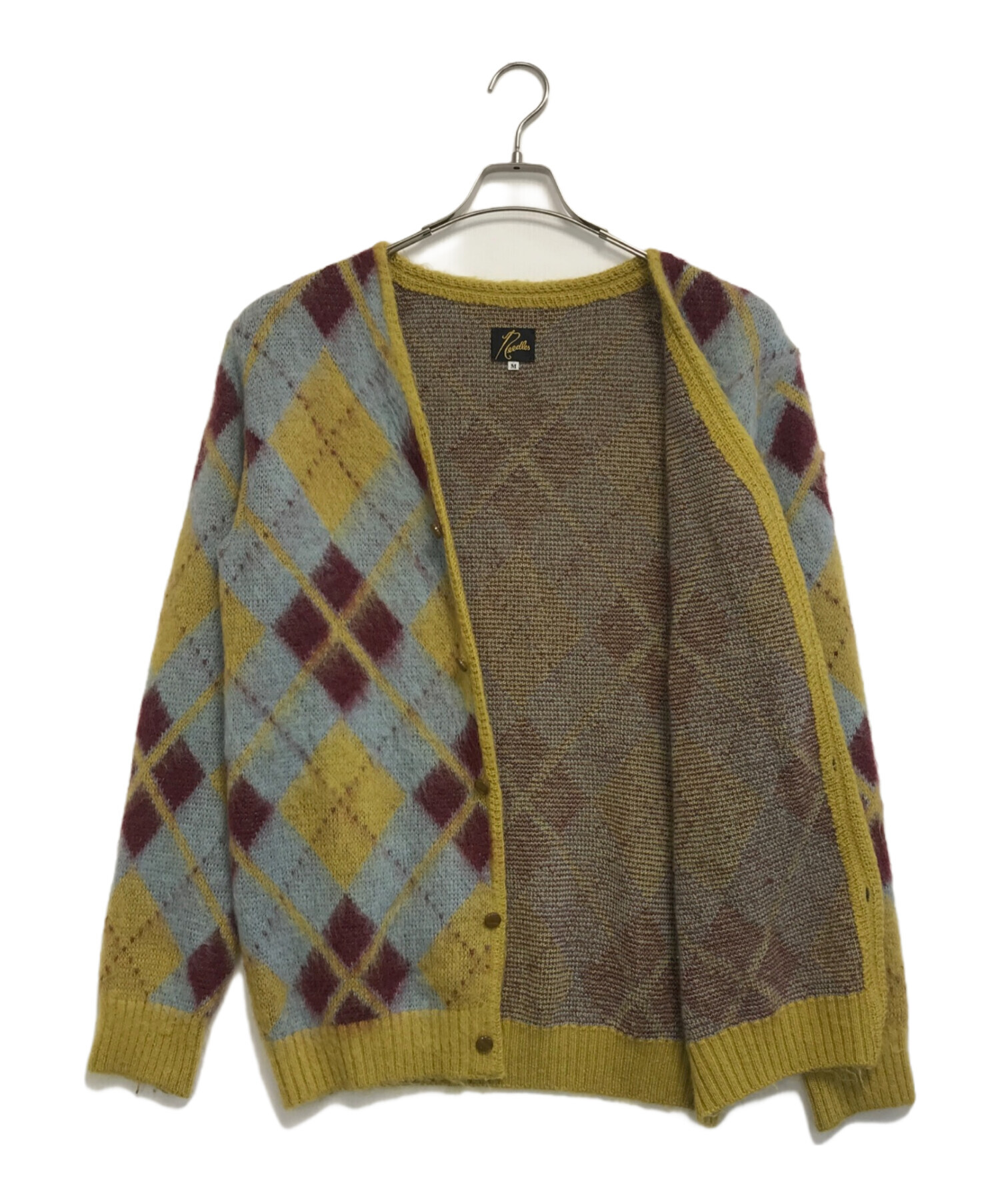 中古・古着通販】Needles (ニードルズ) MOHAIR CARDIGAN スカイブルー 