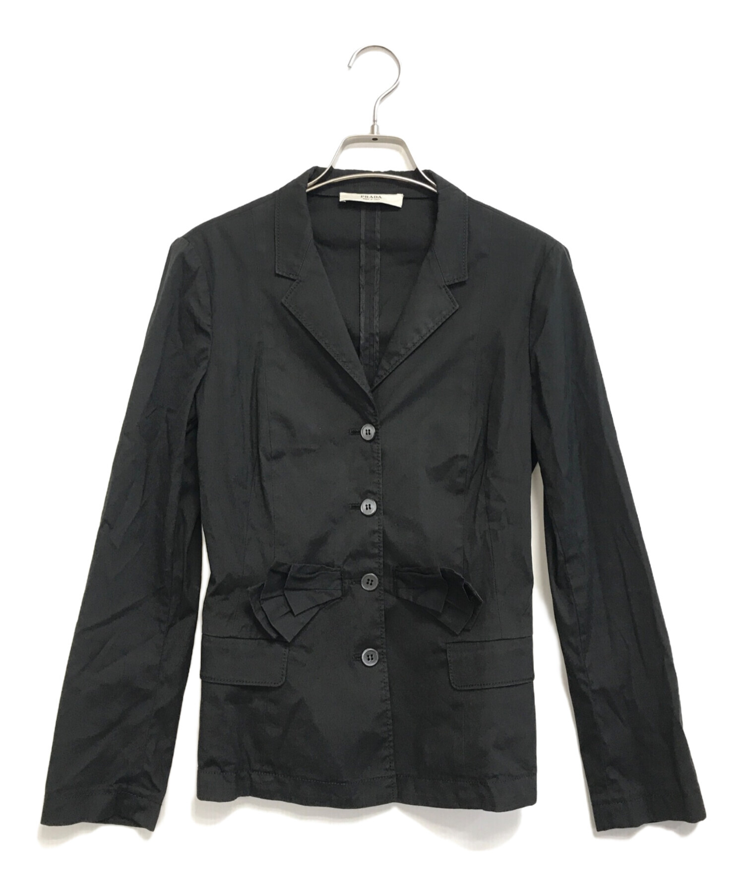 中古・古着通販】PRADA (プラダ) リボンデザイン4Bテーラード