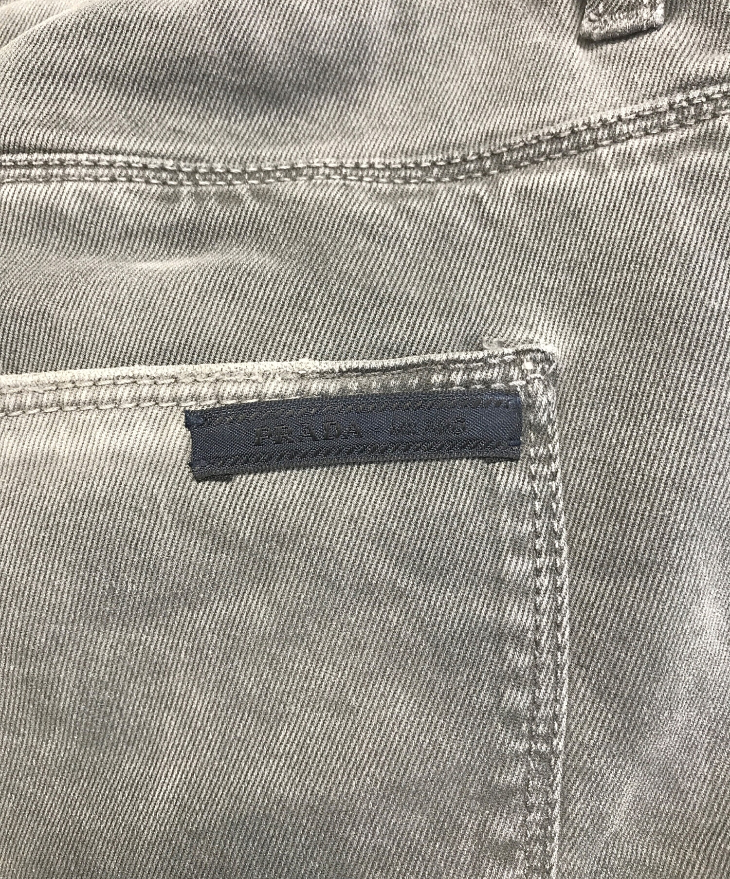 中古・古着通販】PRADA (プラダ) デニムパンツ ブラック サイズ:31