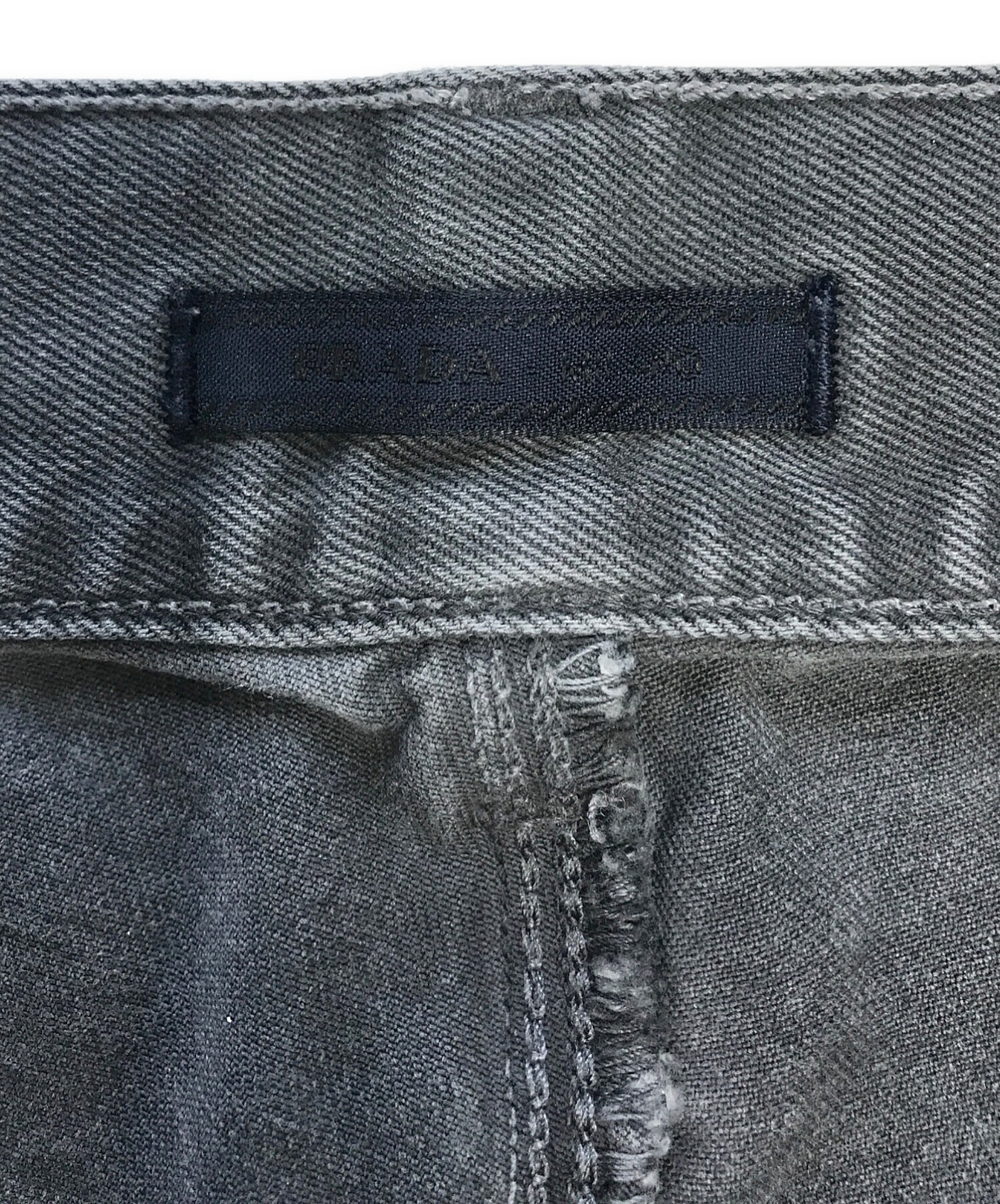 中古・古着通販】PRADA (プラダ) デニムパンツ ブラック サイズ:31