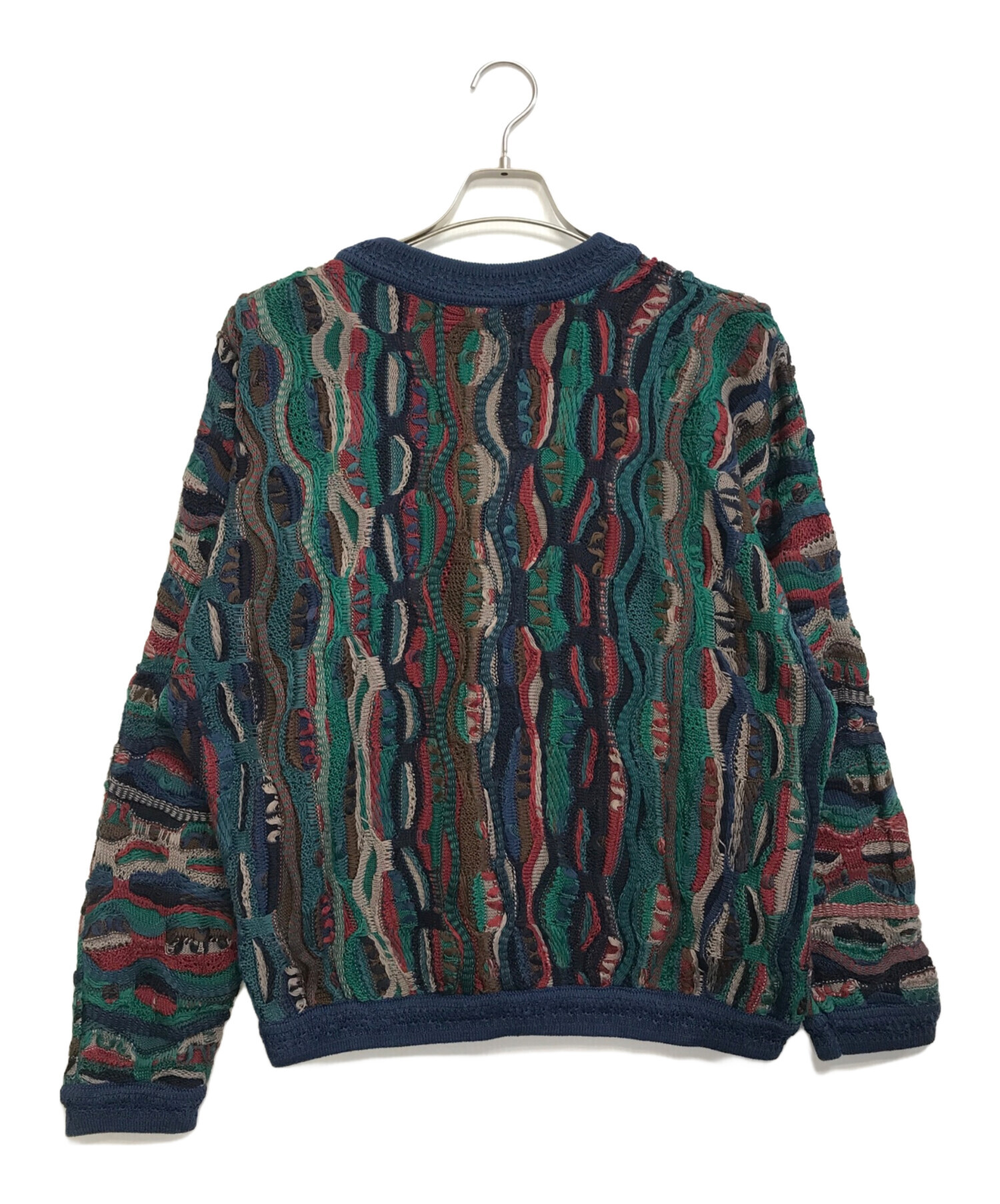 中古・古着通販】Coogi (クージー) 3Dニット グリーン サイズ:XS 