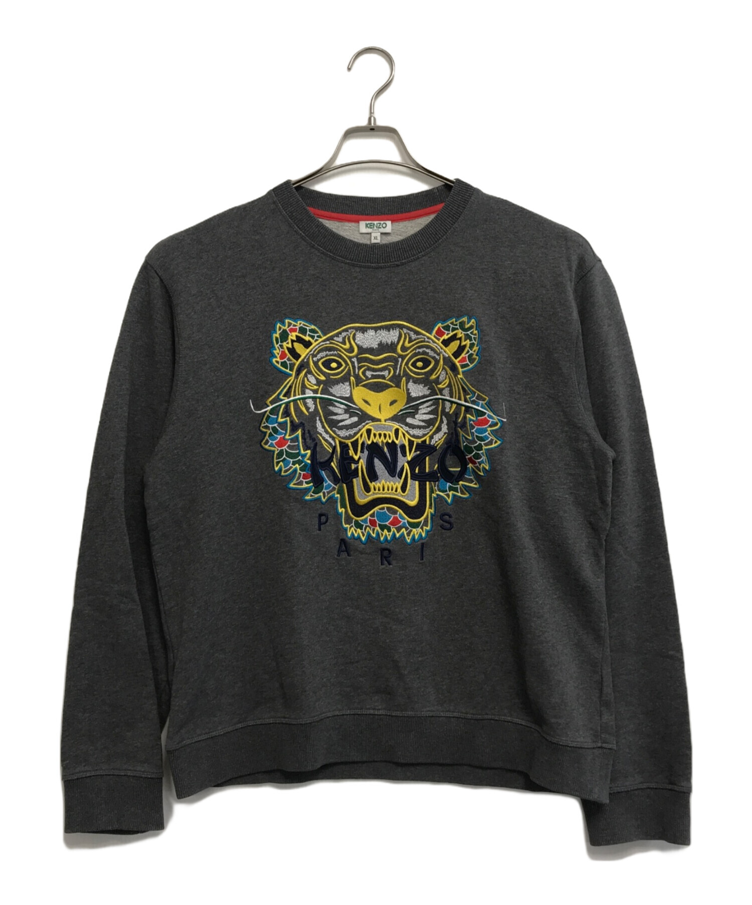 中古・古着通販】KENZO (ケンゾー) タイガーロゴスウェット グレー 