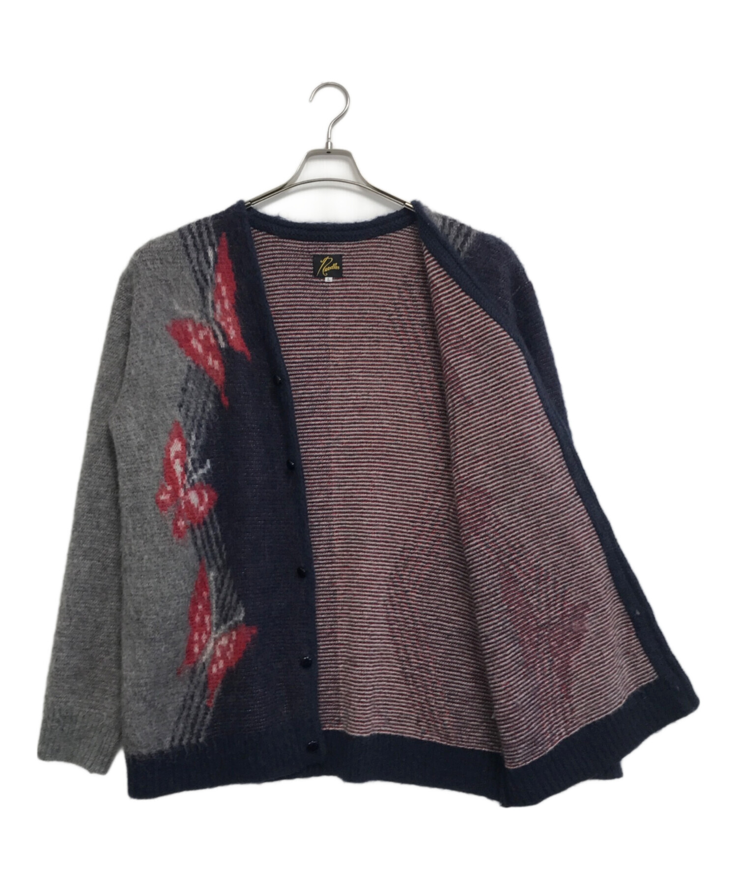 中古・古着通販】Needles (ニードルズ) モヘアカーディガン グレー