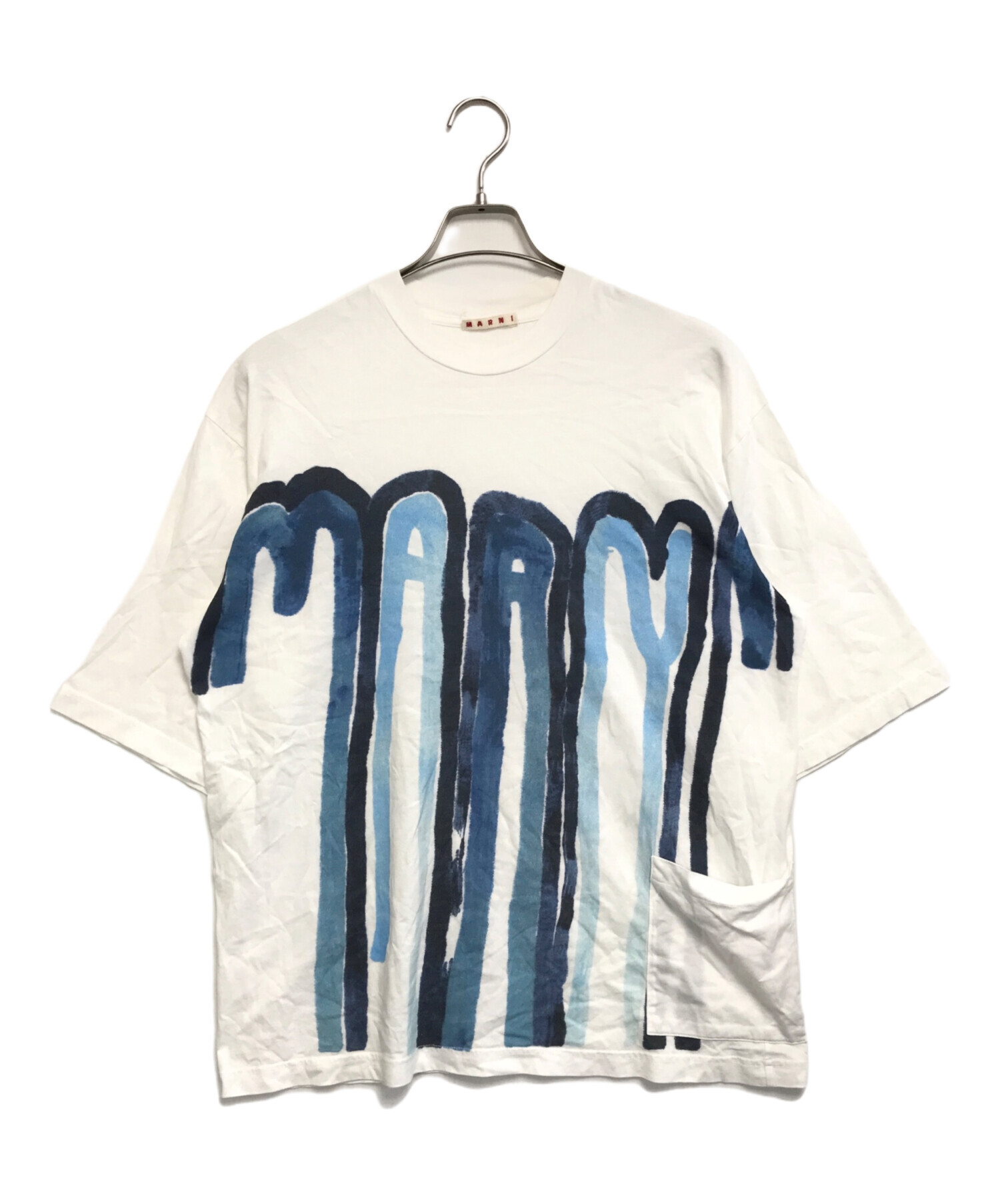 中古・古着通販】MARNI (マルニ) ドリッピングロゴ 半袖Tシャツ