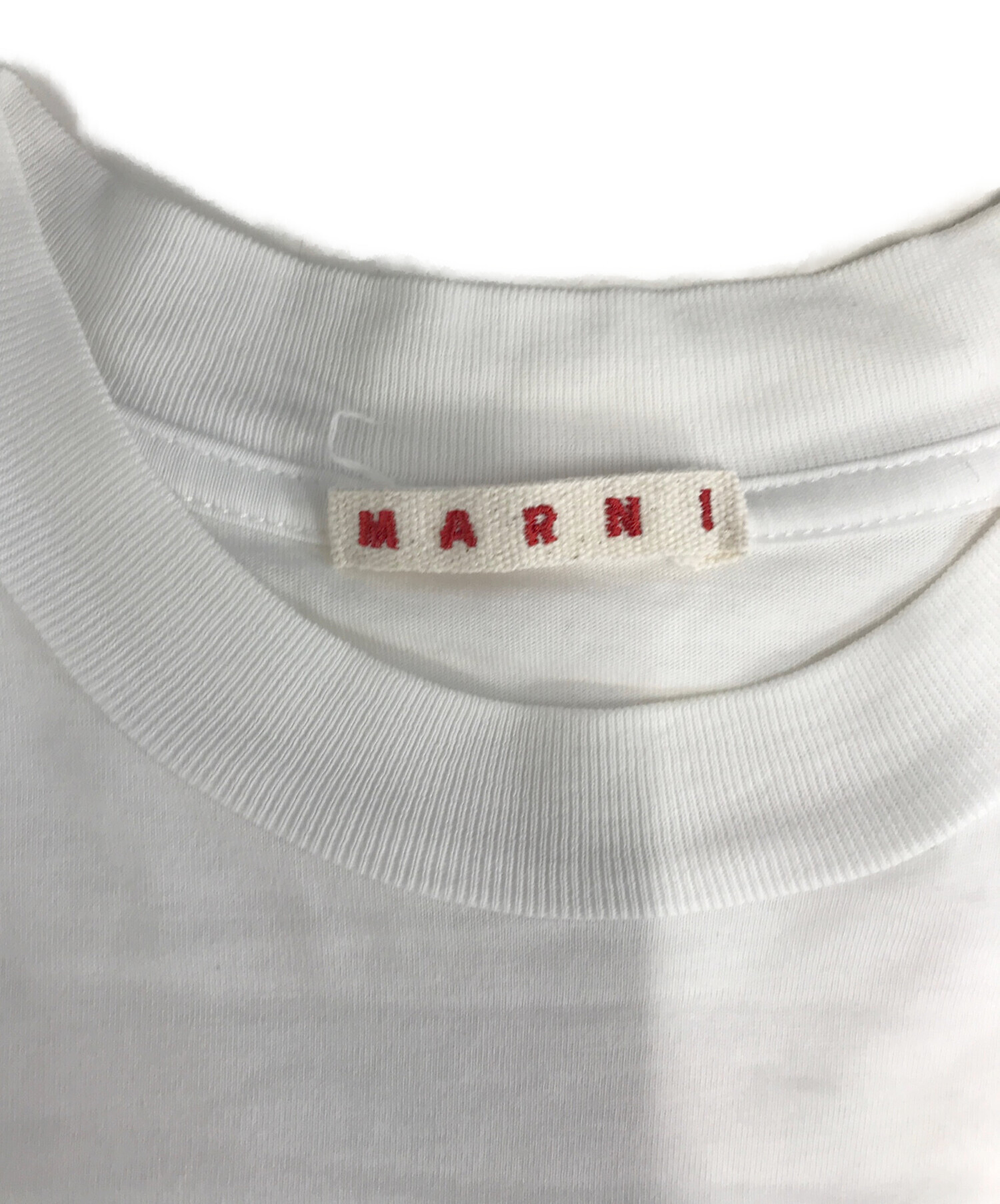 最終値下げ【希少品】【美品】MARNI マルニ ドリッピングロゴ Tシャツ 中古・古着通販】MARNI (マルニ) ドリッピングロゴ 半袖Tシャツ
