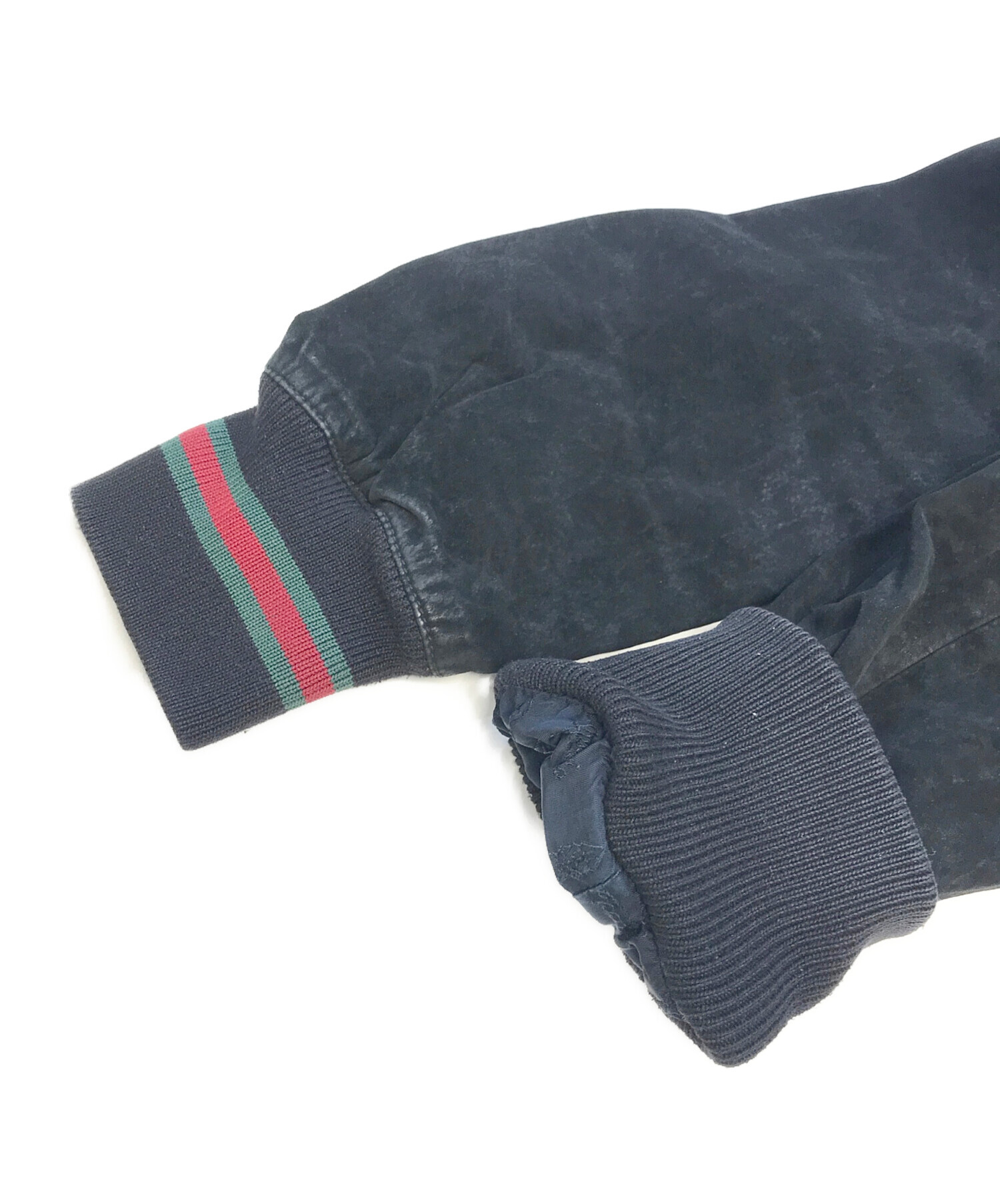 中古・古着通販】GUCCI (グッチ) シェリーラインレザージャケット 