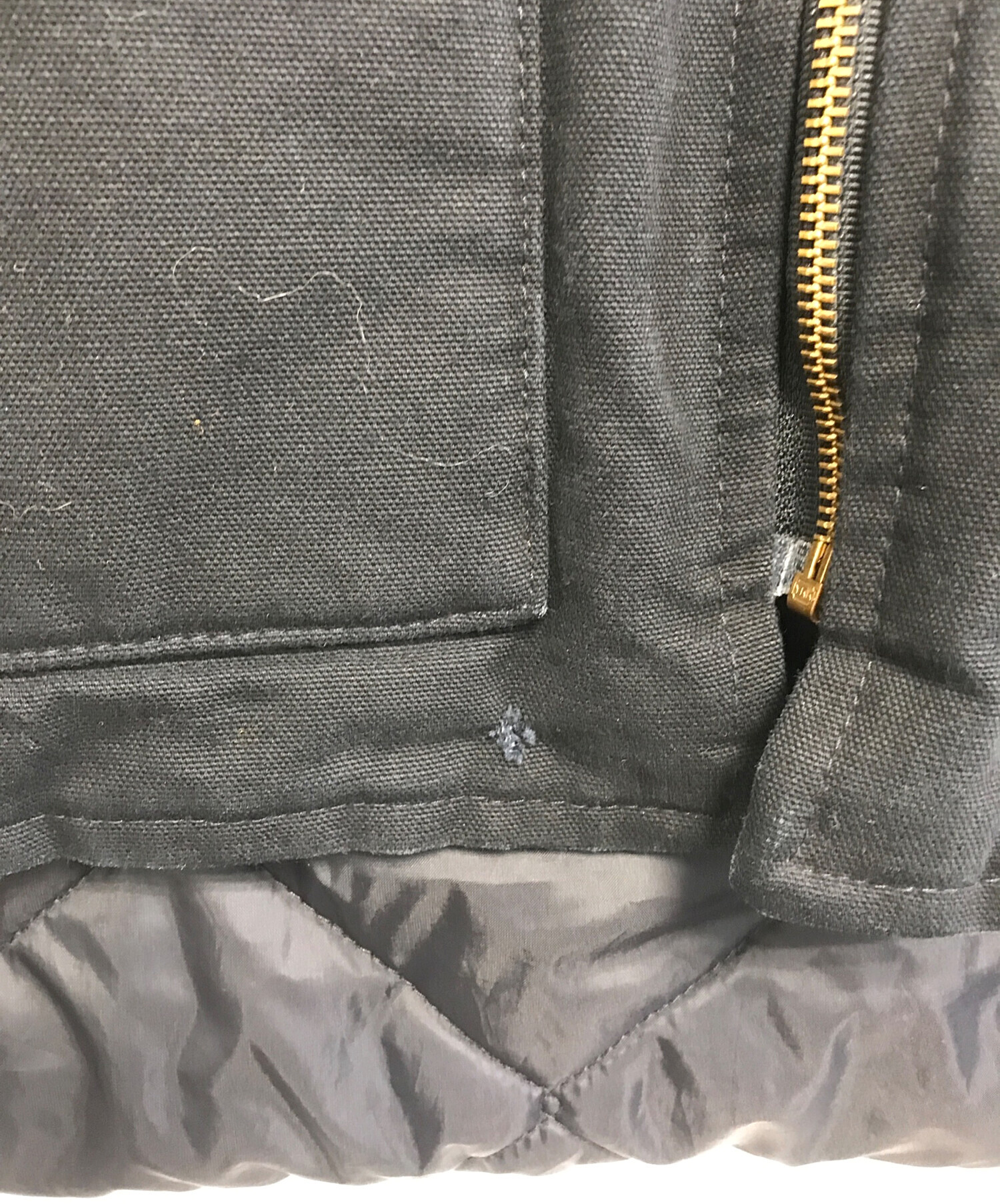 中古・古着通販】CarHartt (カーハート) ダックベスト ブラック サイズ