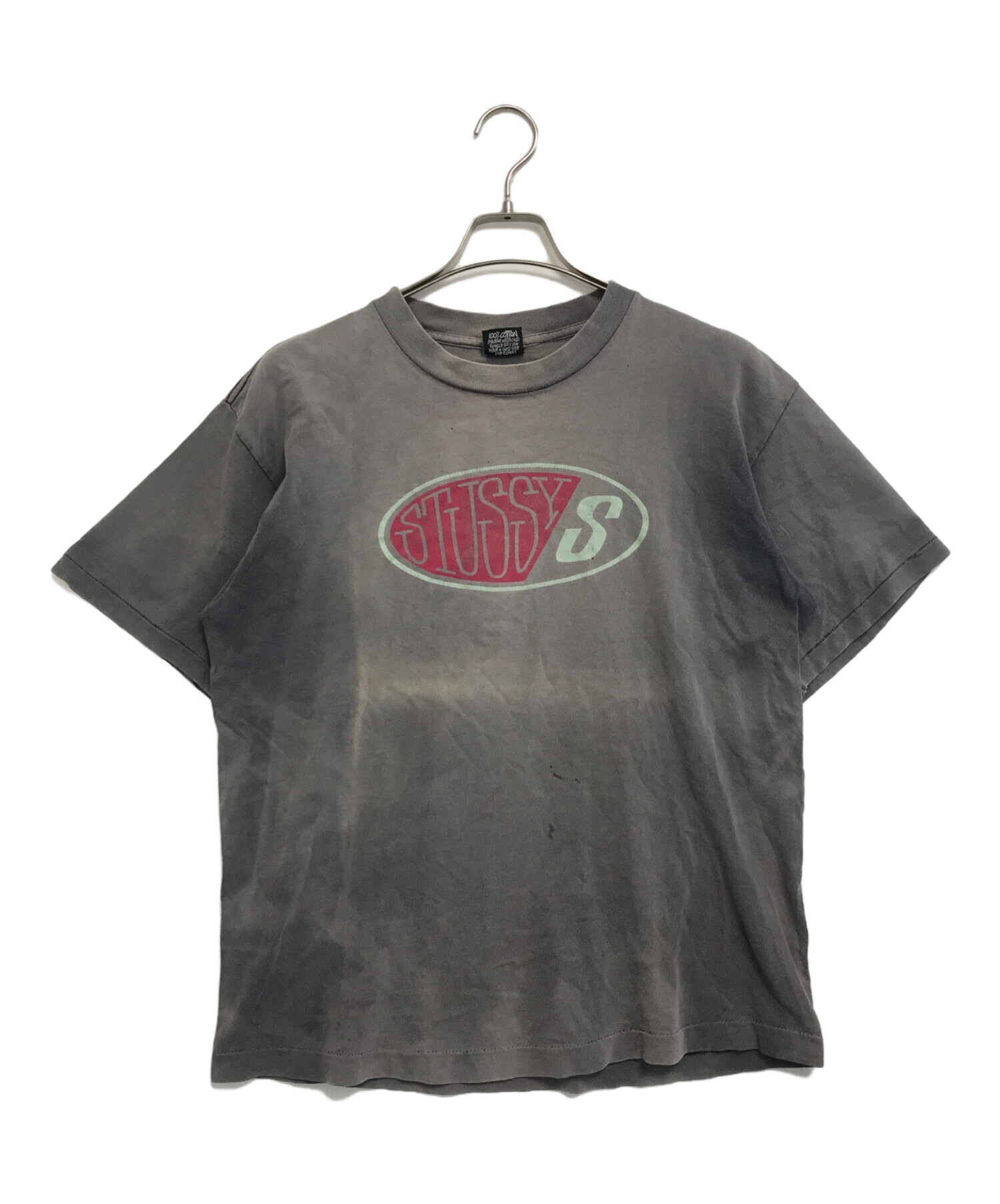 中古・古着通販】stussy (ステューシー) プリントTシャツ ブラック