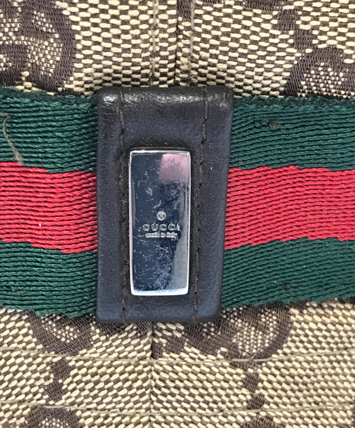 美品★グッチ　バケットハット　GGパターン　GGキャンバス　ベージュ グッチ 小物GGキャンバス フェドラハット | GUCCI® JP