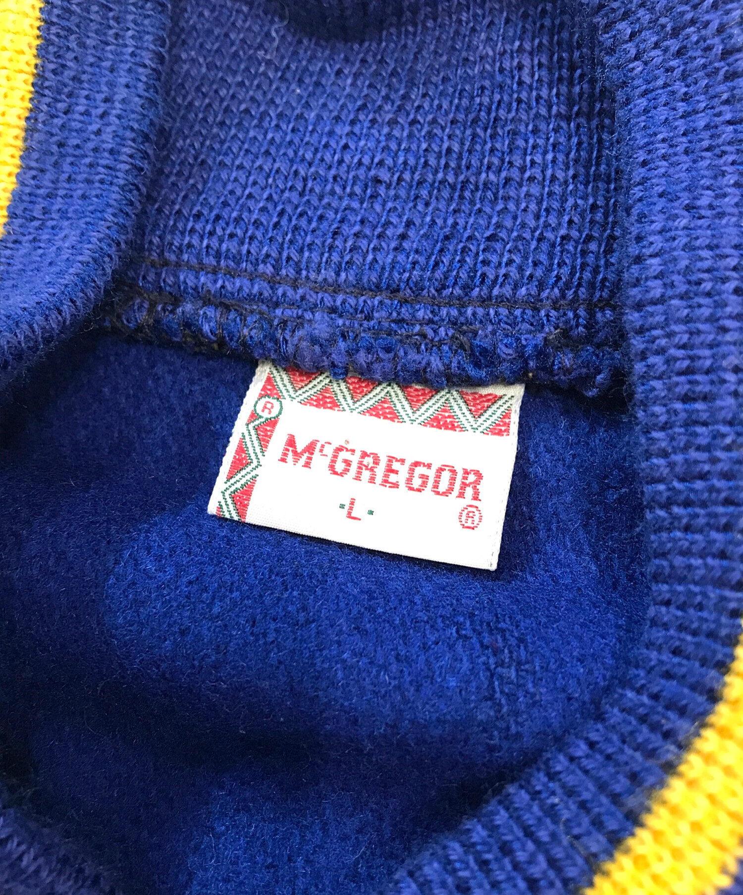 中古・古着通販】McGREGOR (マクレガー) ウールスタジャン ブルー 