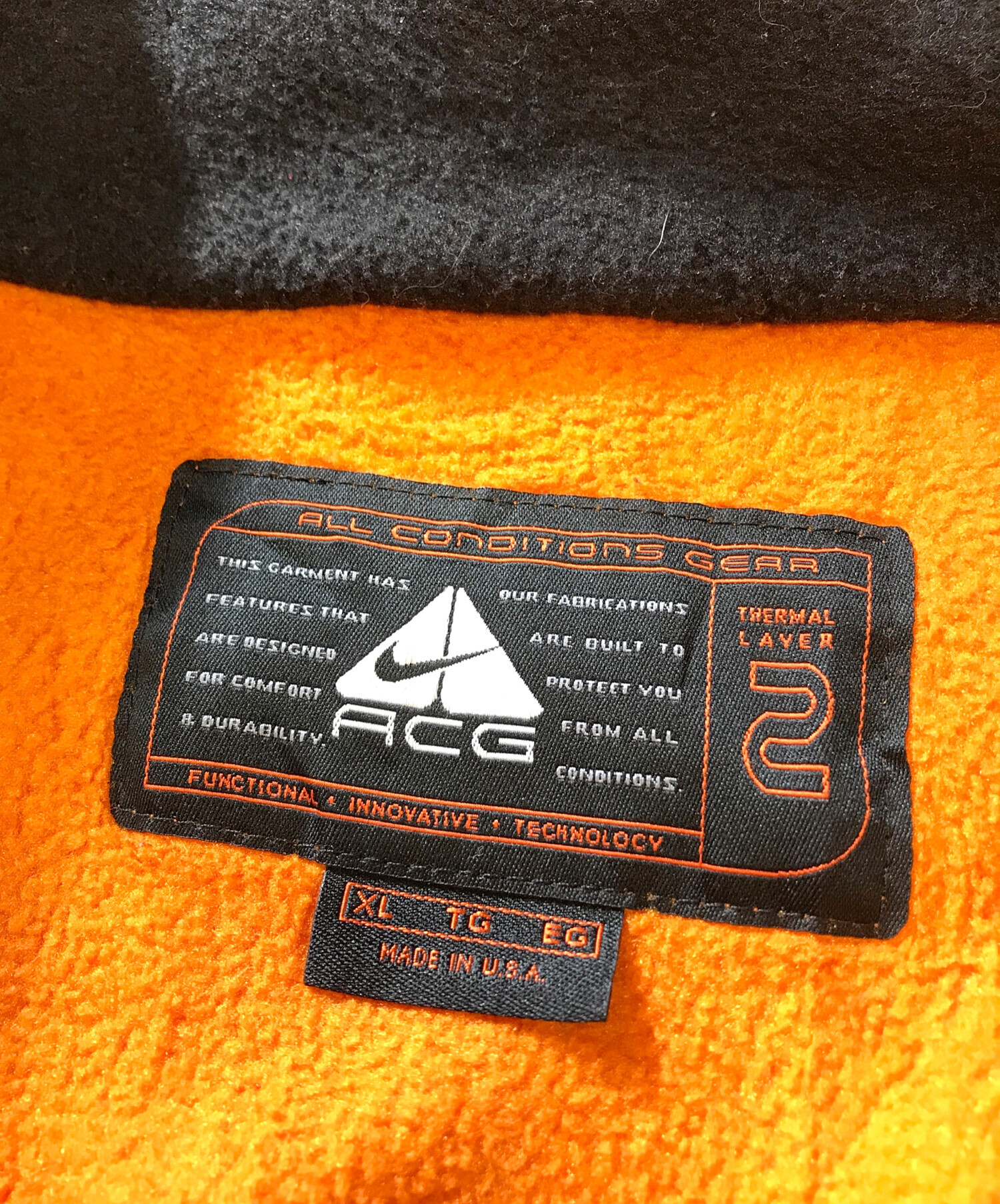 中古・古着通販】NIKE ACG (ナイキエーシージー) ハーフジップフリース