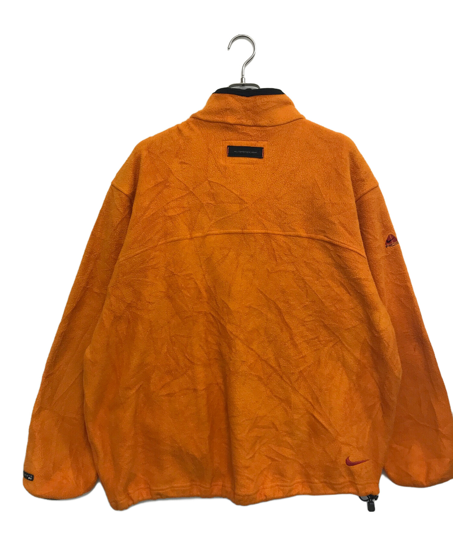 【超激レア】NIKE ナイキACGフリース　ハーフジップ 古着 NIKE ACG 刺しゅう ハーフジップ フリース ジャケット