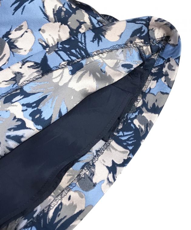 中古・古着通販】Rene (ルネ) ジャガードワンピース ネイビー