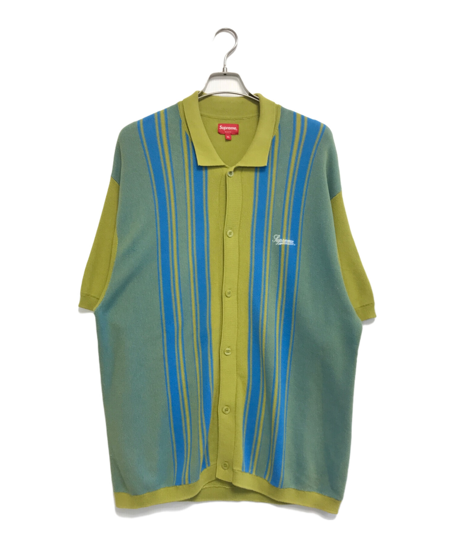 中古・古着通販】SUPREME (シュプリーム) Stripe Button Up Polo 