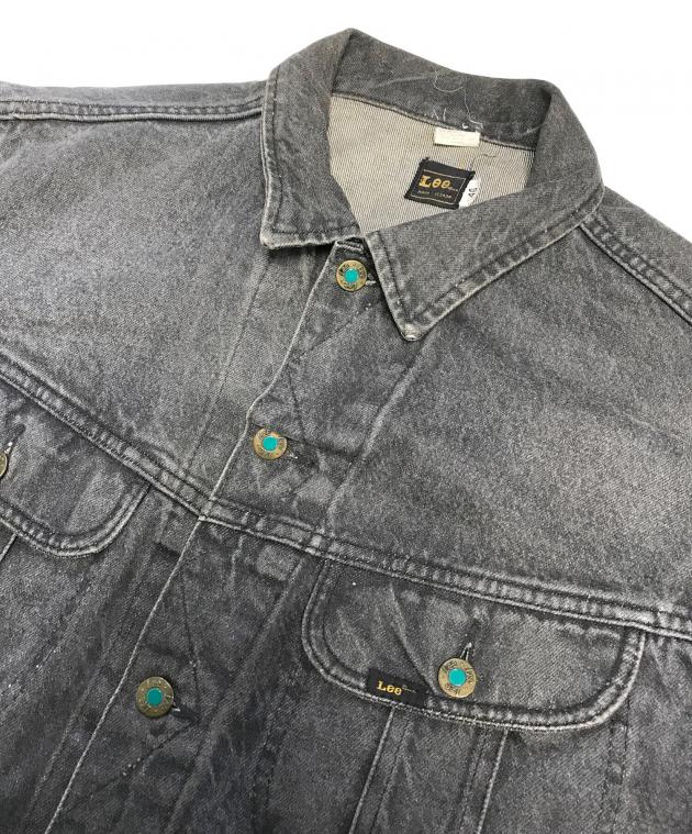 中古・古着通販】LEE (リー) ブラックデニムジャケット ブラック