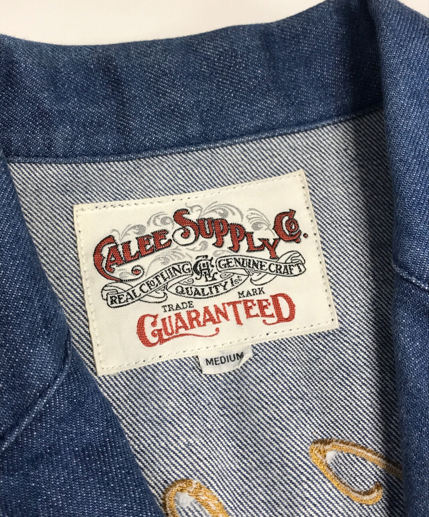 中古・古着通販】CALEE (キャリー) スーベニアデニムショップコート