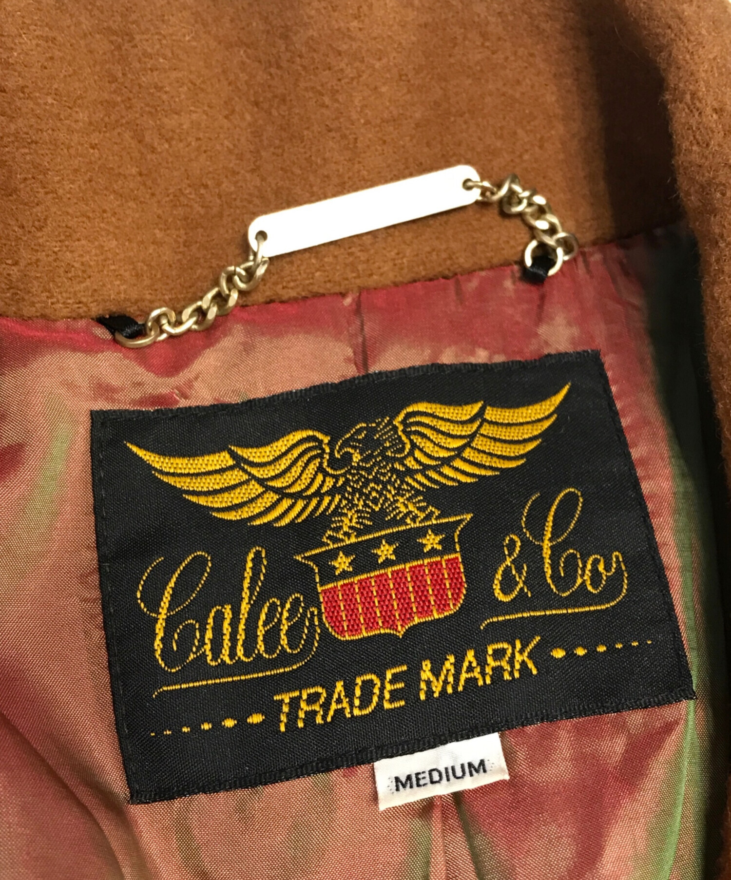 中古・古着通販】CALEE (キャリー) チェスターコート キャメル サイズ