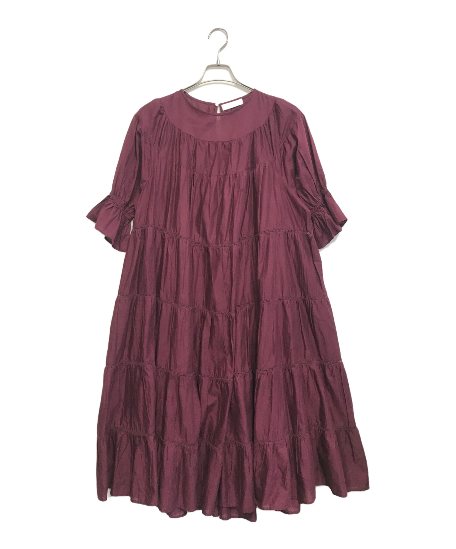 中古・古着通販】merlette (マーレット) ティアードワンピース